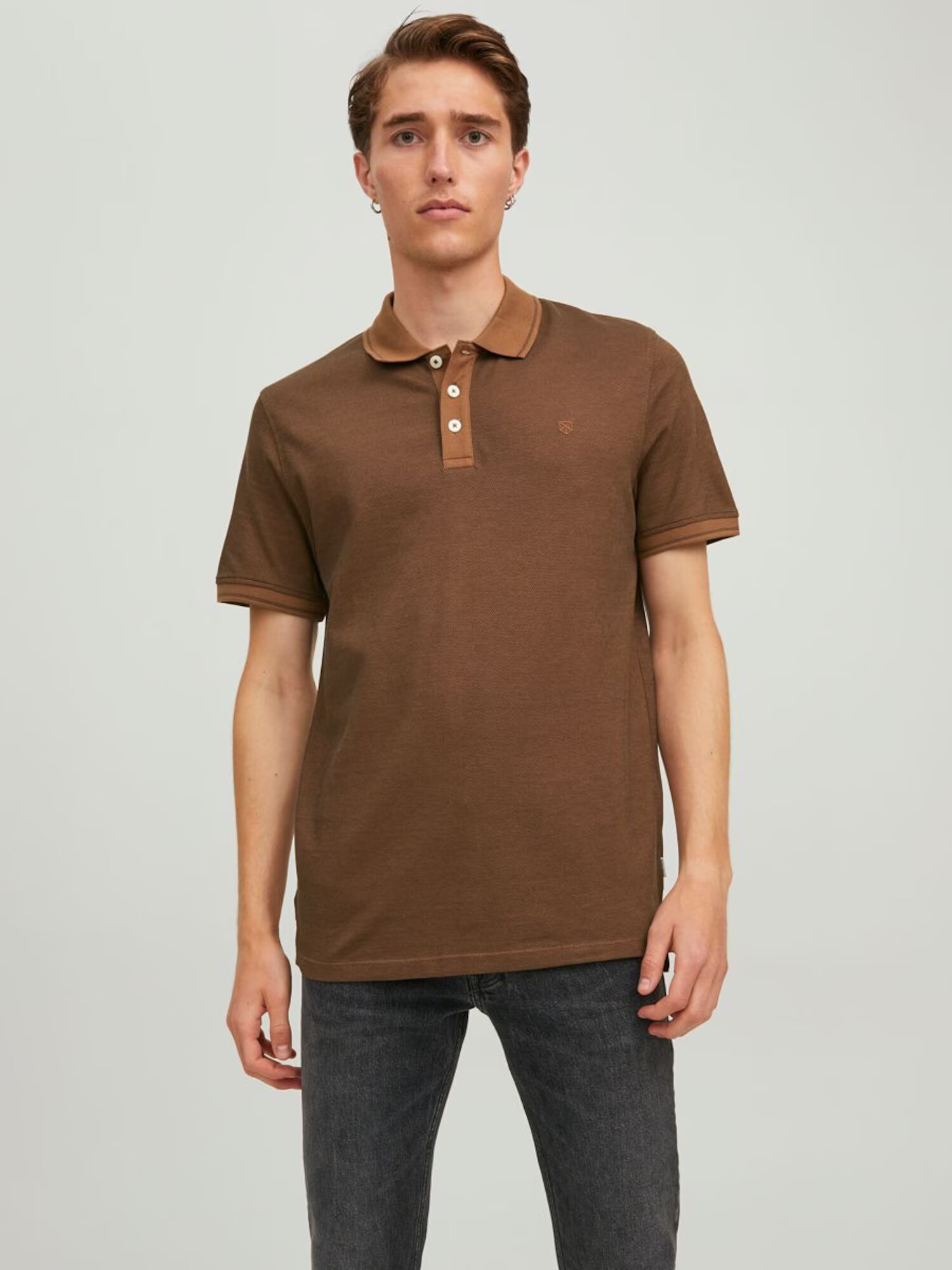 JACK & JONES Tricou maro - Pled.ro