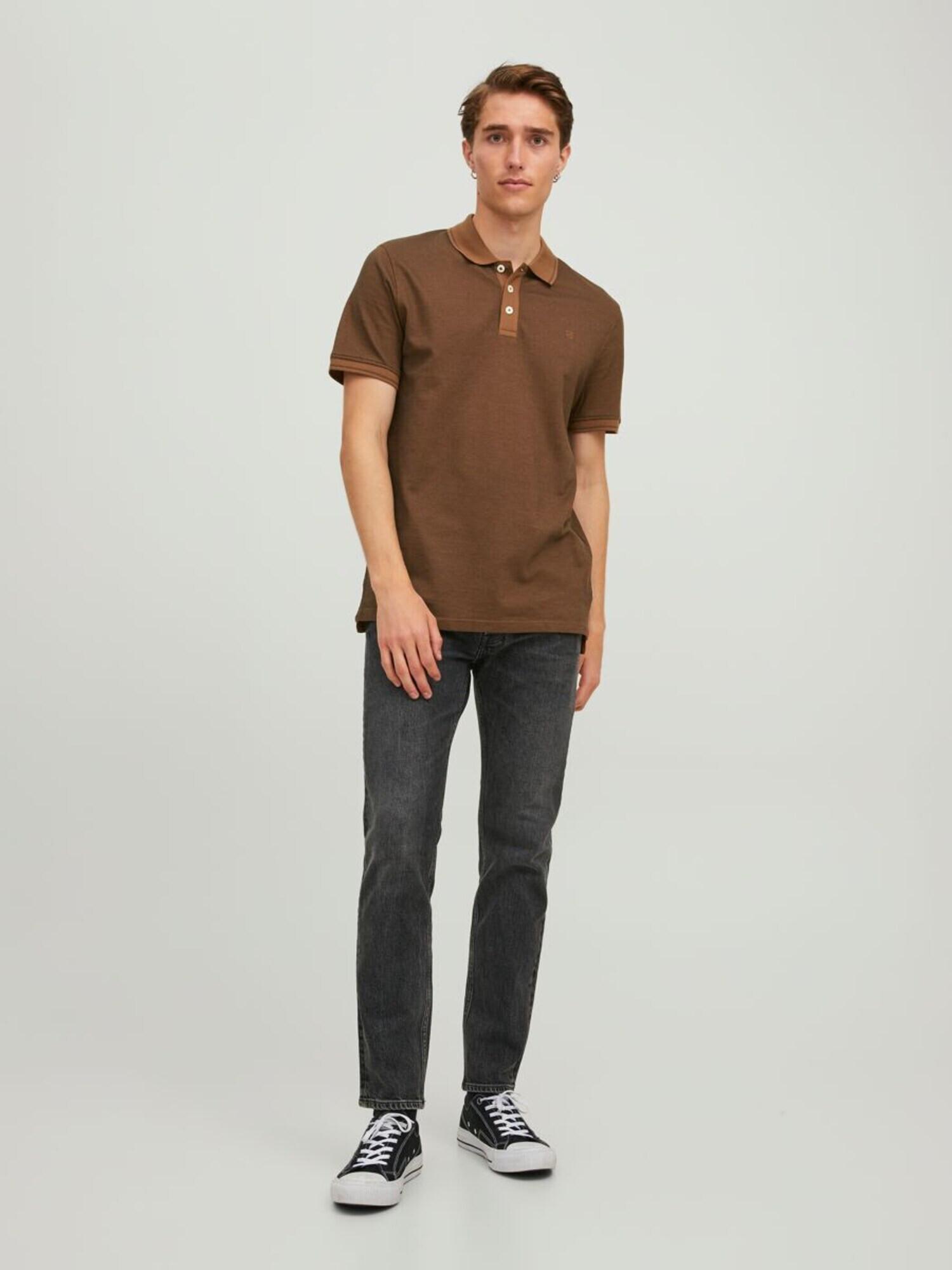 JACK & JONES Tricou maro - Pled.ro