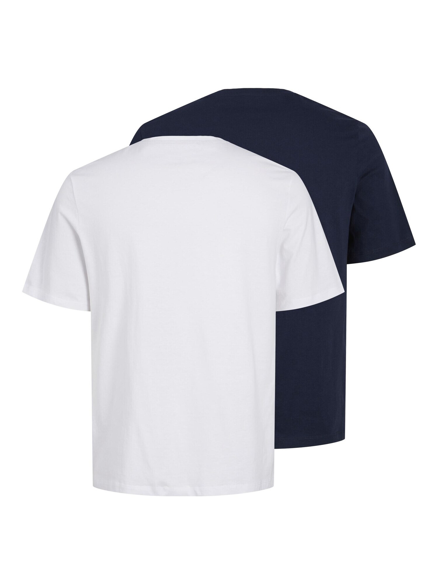 JACK & JONES Tricou 'MIKK' bleumarin / alb - Pled.ro