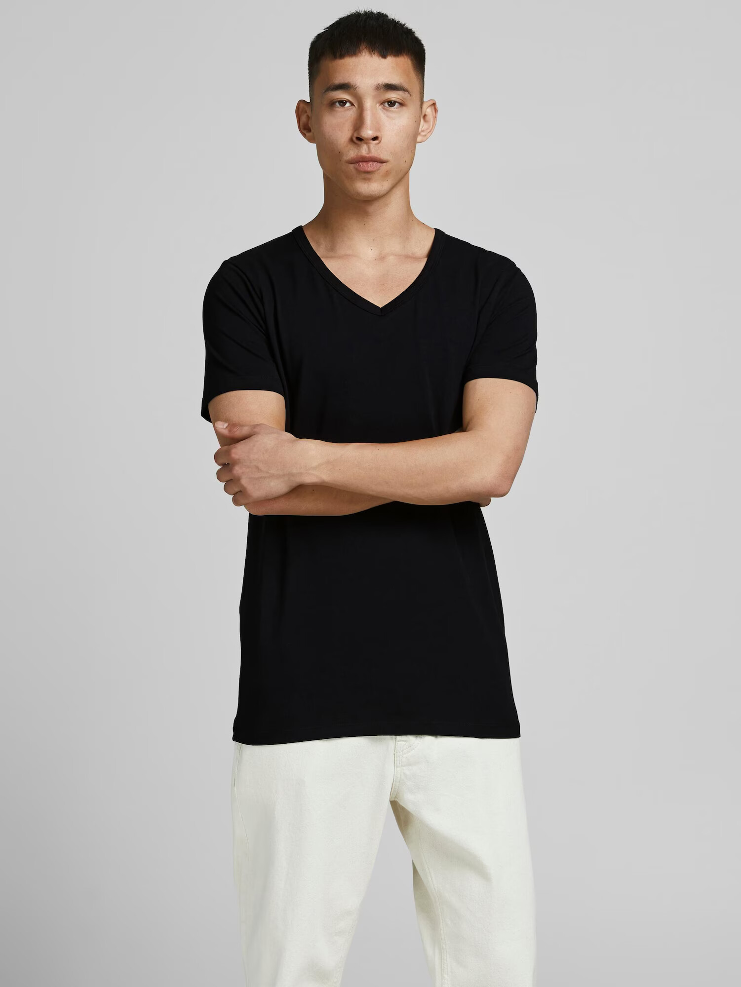 JACK & JONES Tricou negru - Pled.ro