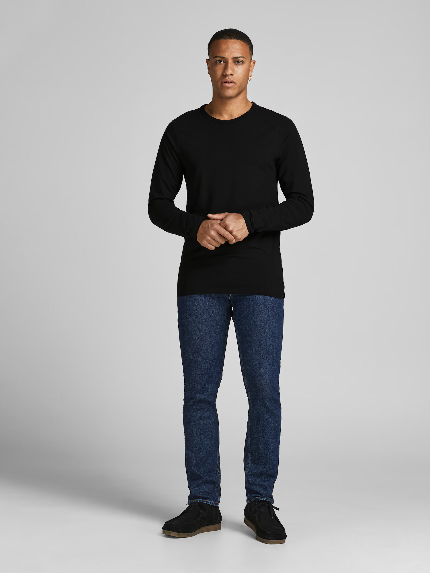 JACK & JONES Tricou negru - Pled.ro