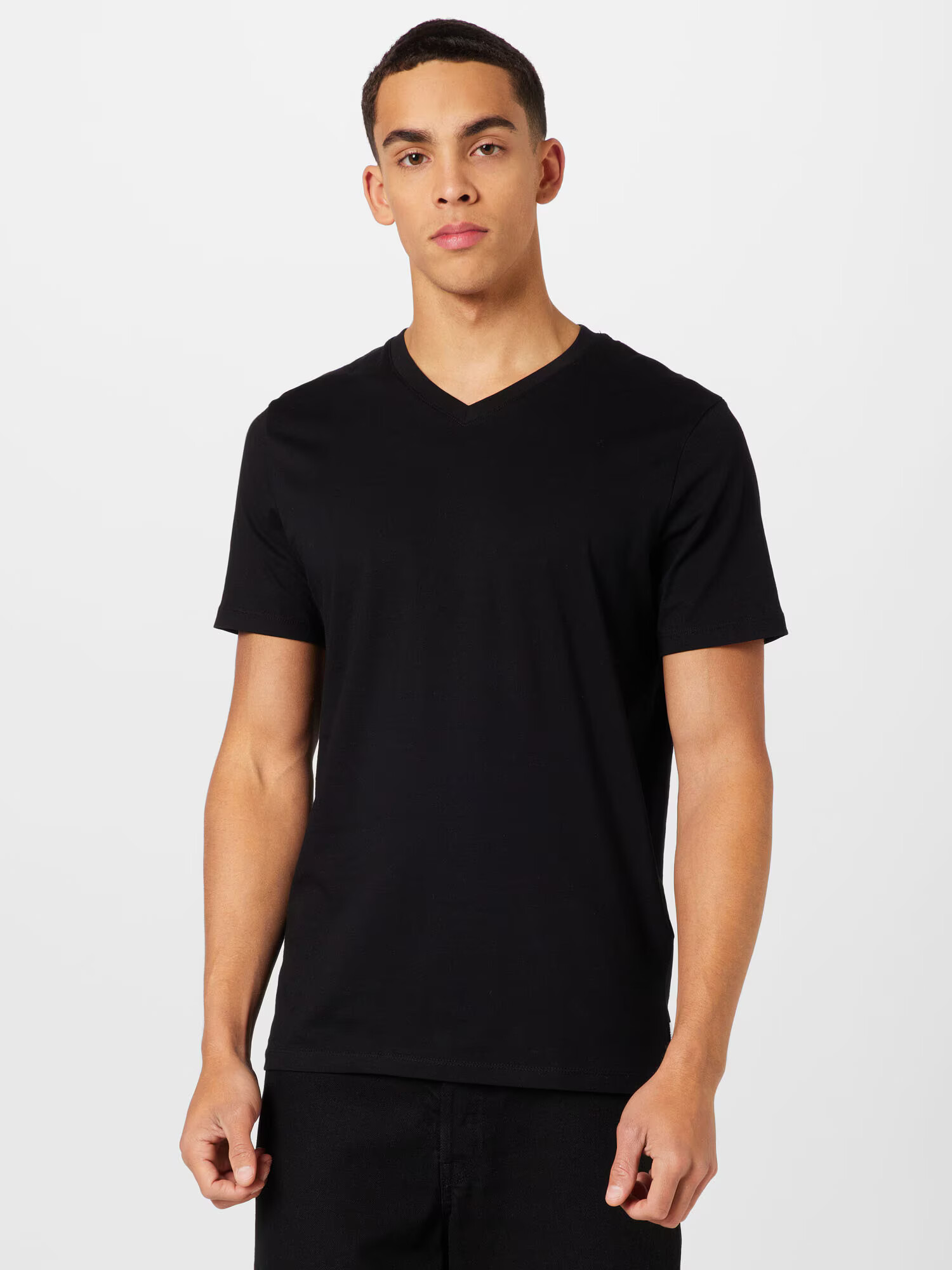 JACK & JONES Tricou negru - Pled.ro