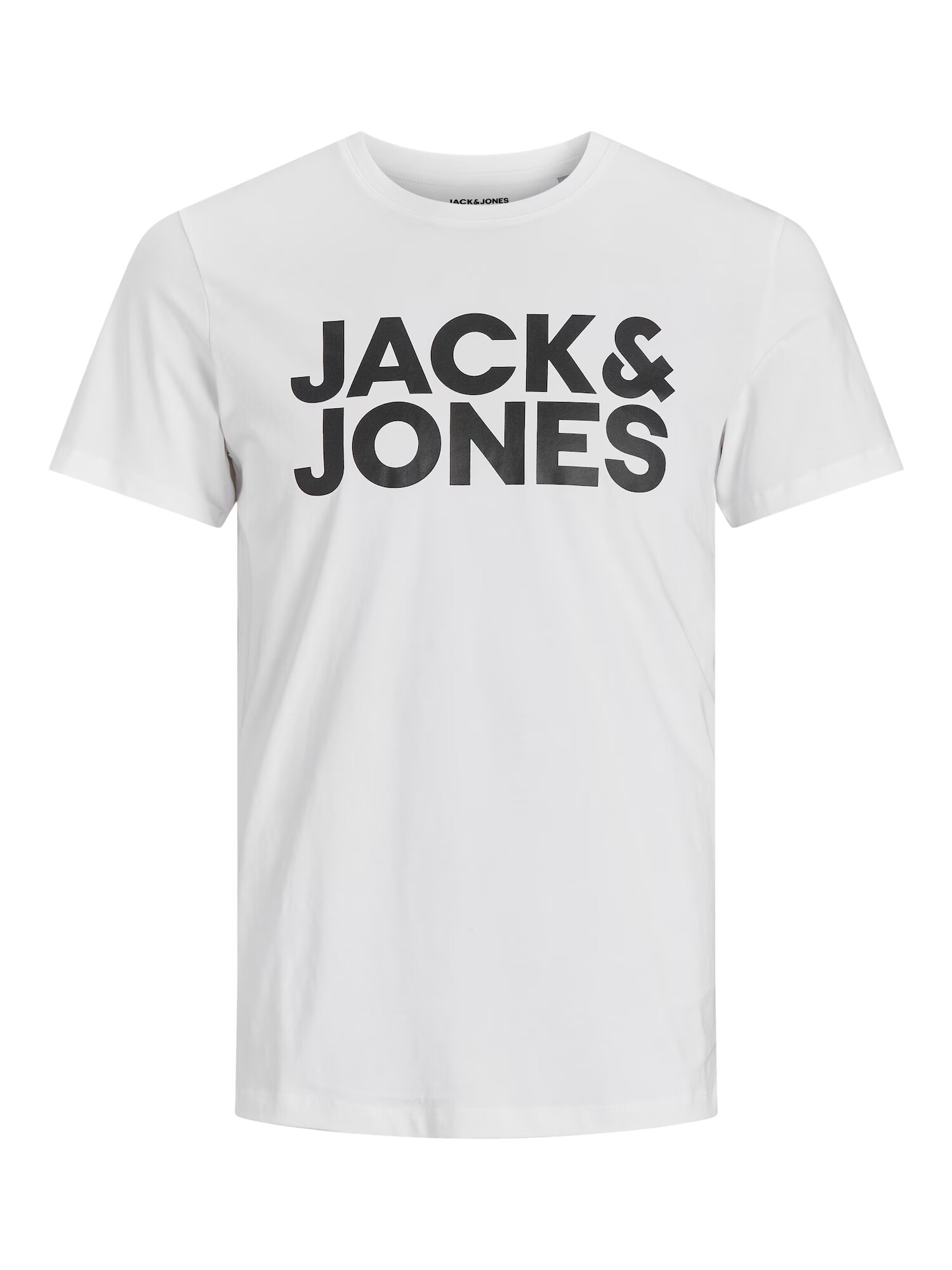 JACK & JONES Tricou negru / alb - Pled.ro