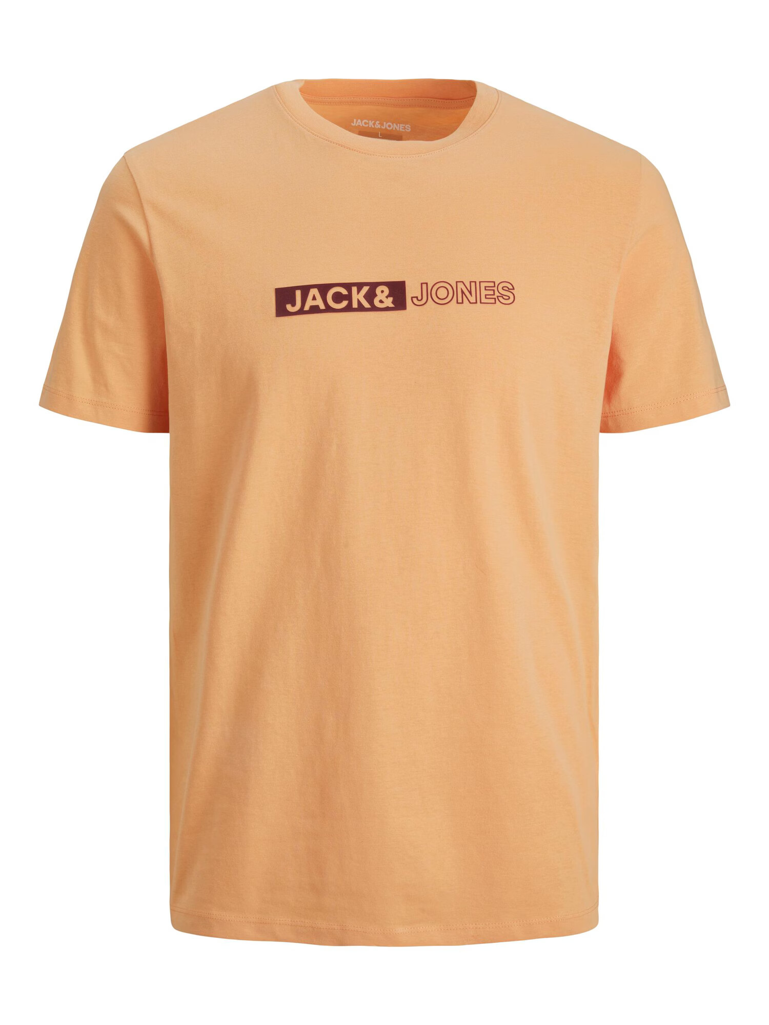 JACK & JONES Tricou 'NEO' albastru / bleumarin / portocaliu caisă - Pled.ro