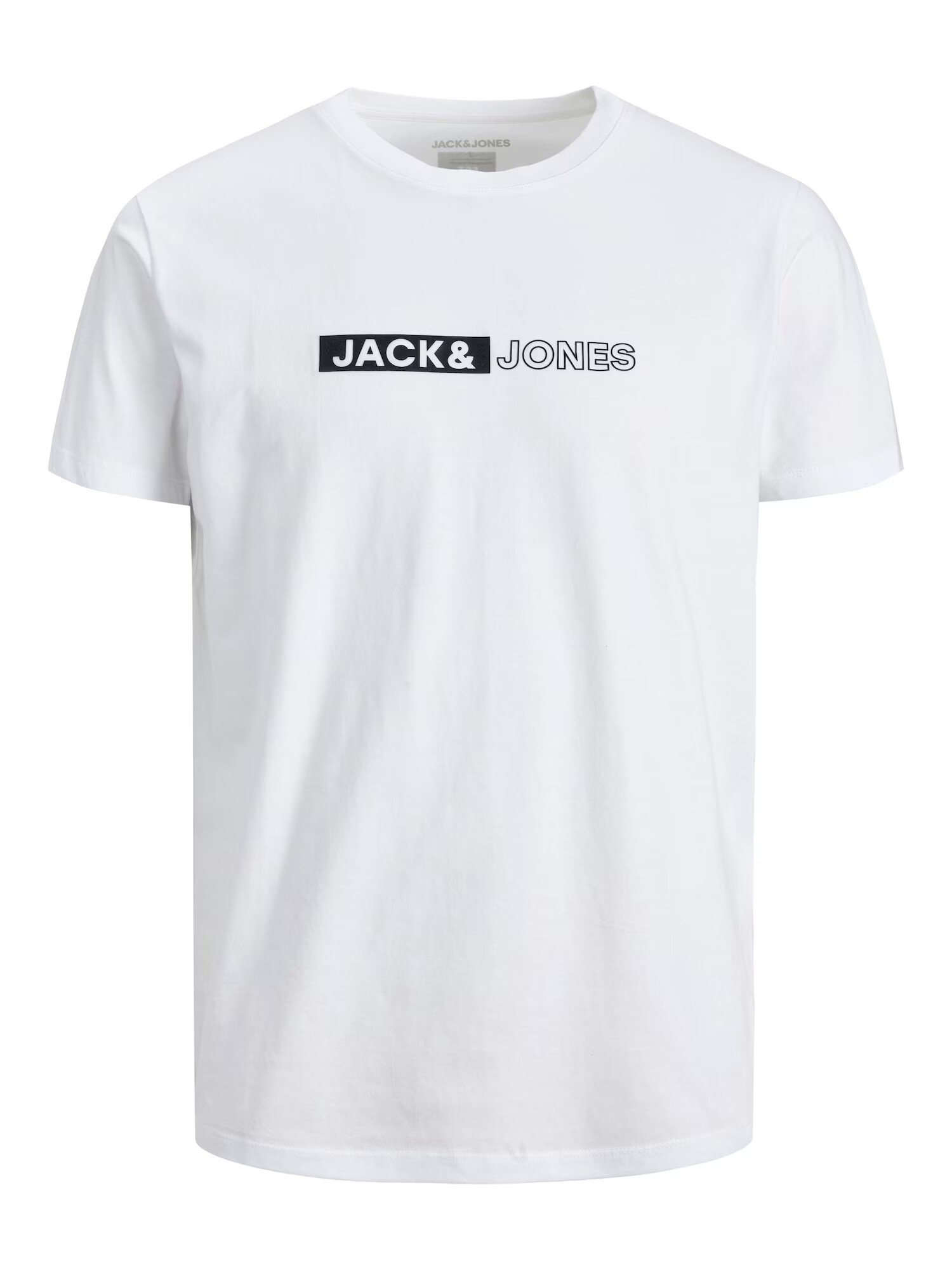 JACK & JONES Tricou 'NEO' bleumarin / negru / alb murdar - Pled.ro