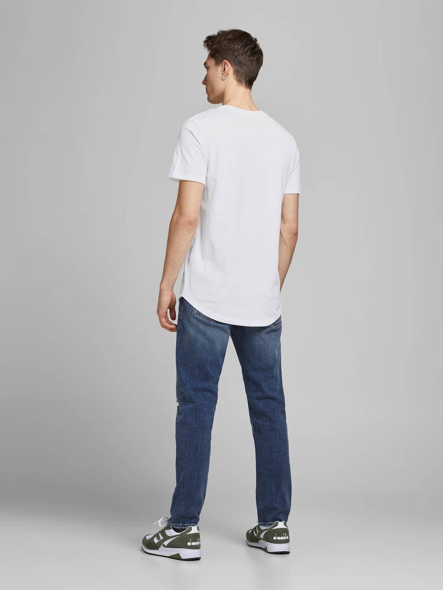 JACK & JONES Tricou 'Noa' alb - Pled.ro