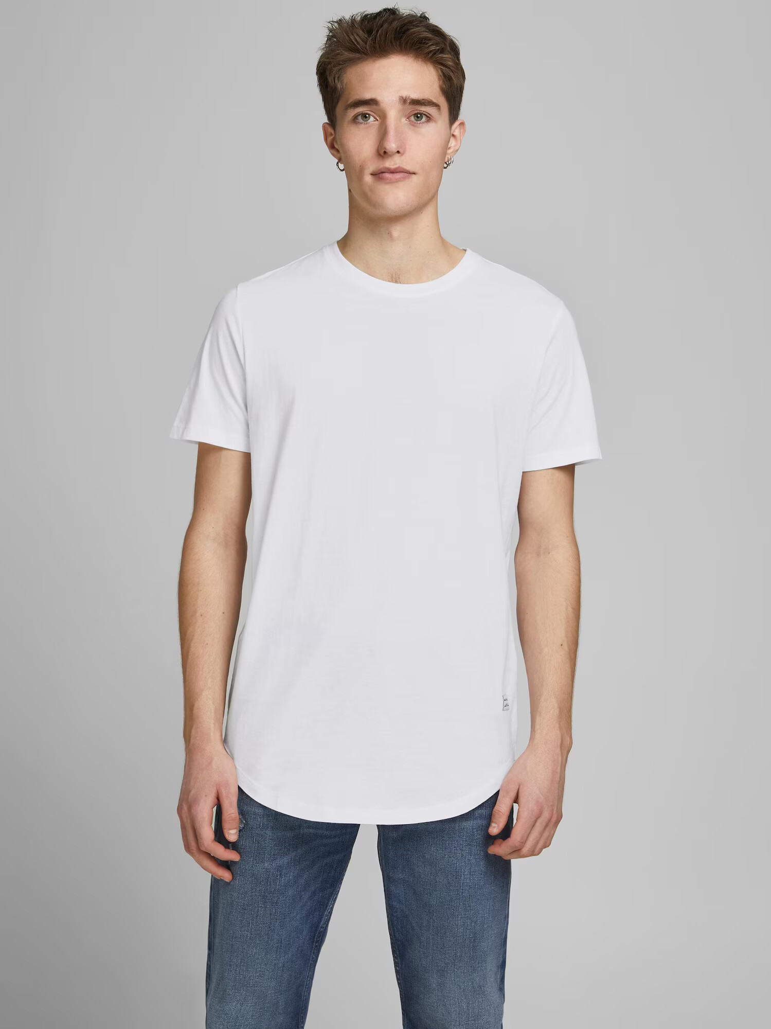 JACK & JONES Tricou 'Noa' alb - Pled.ro