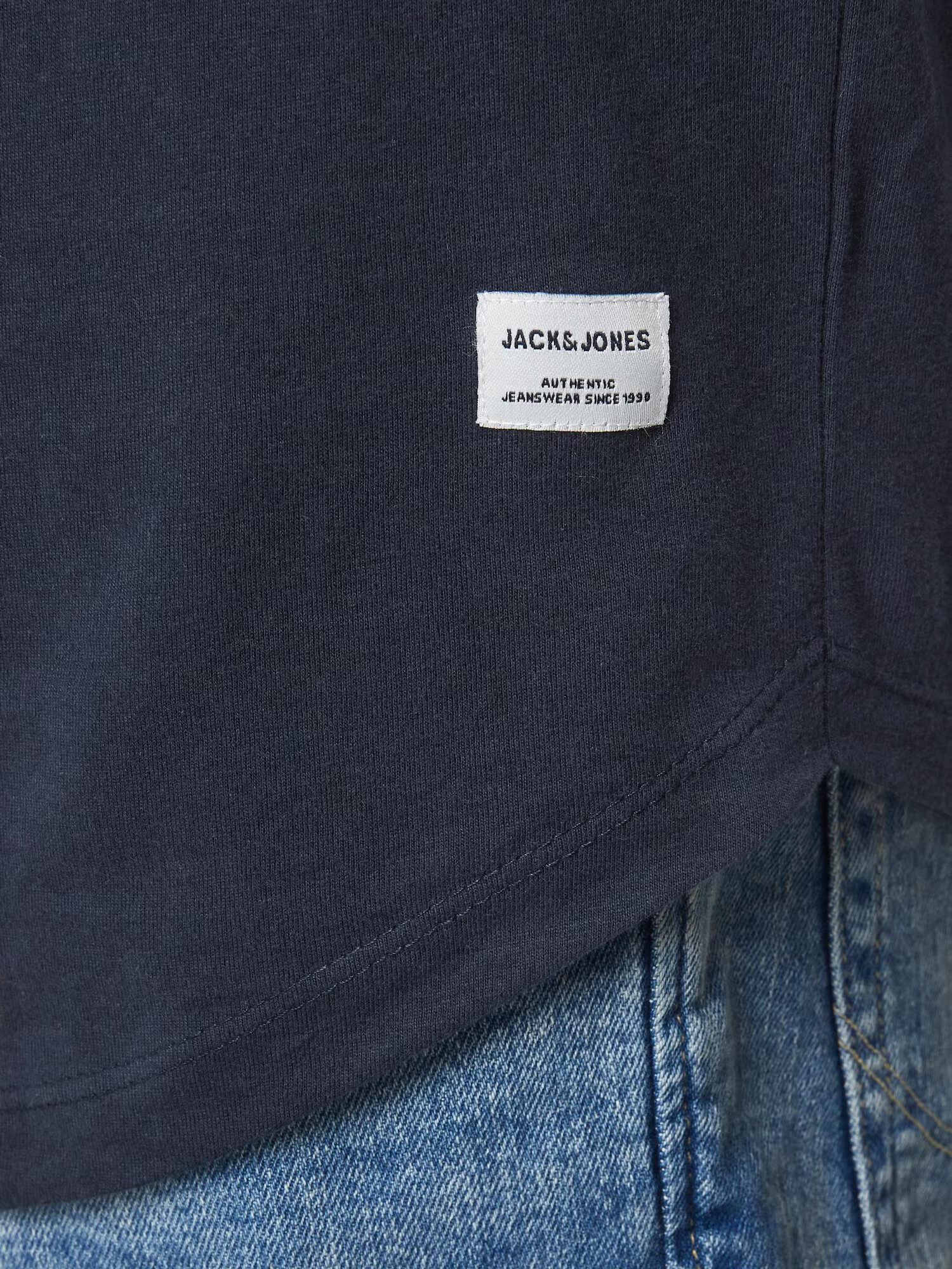 JACK & JONES Tricou 'Noa' albastru noapte / alb - Pled.ro