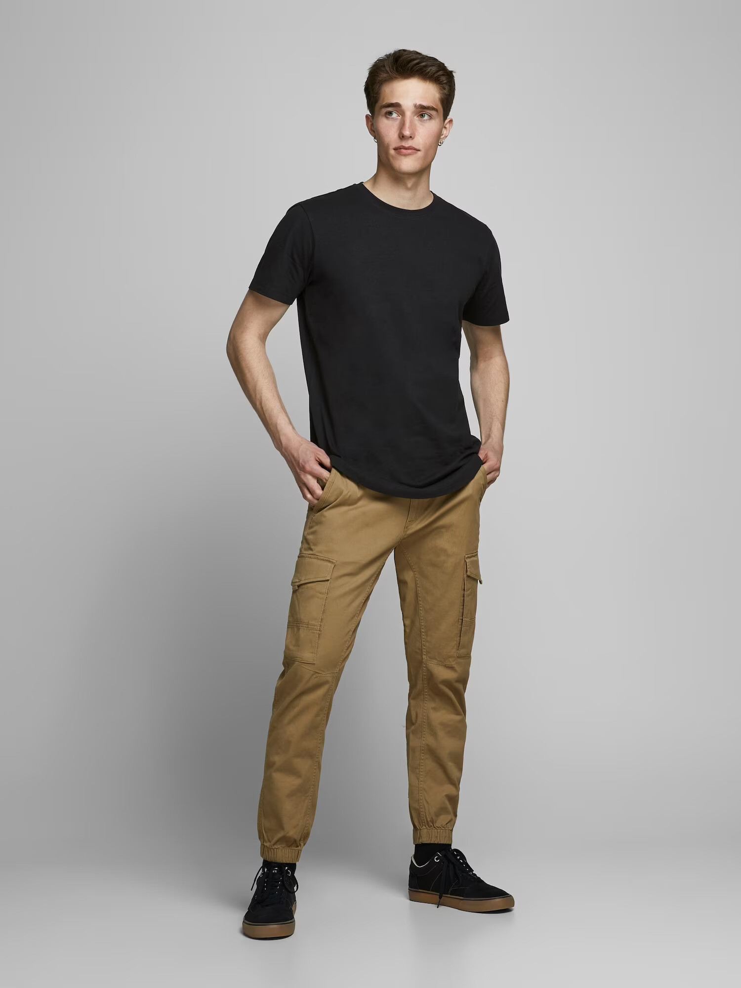 JACK & JONES Tricou 'Noa' negru - Pled.ro