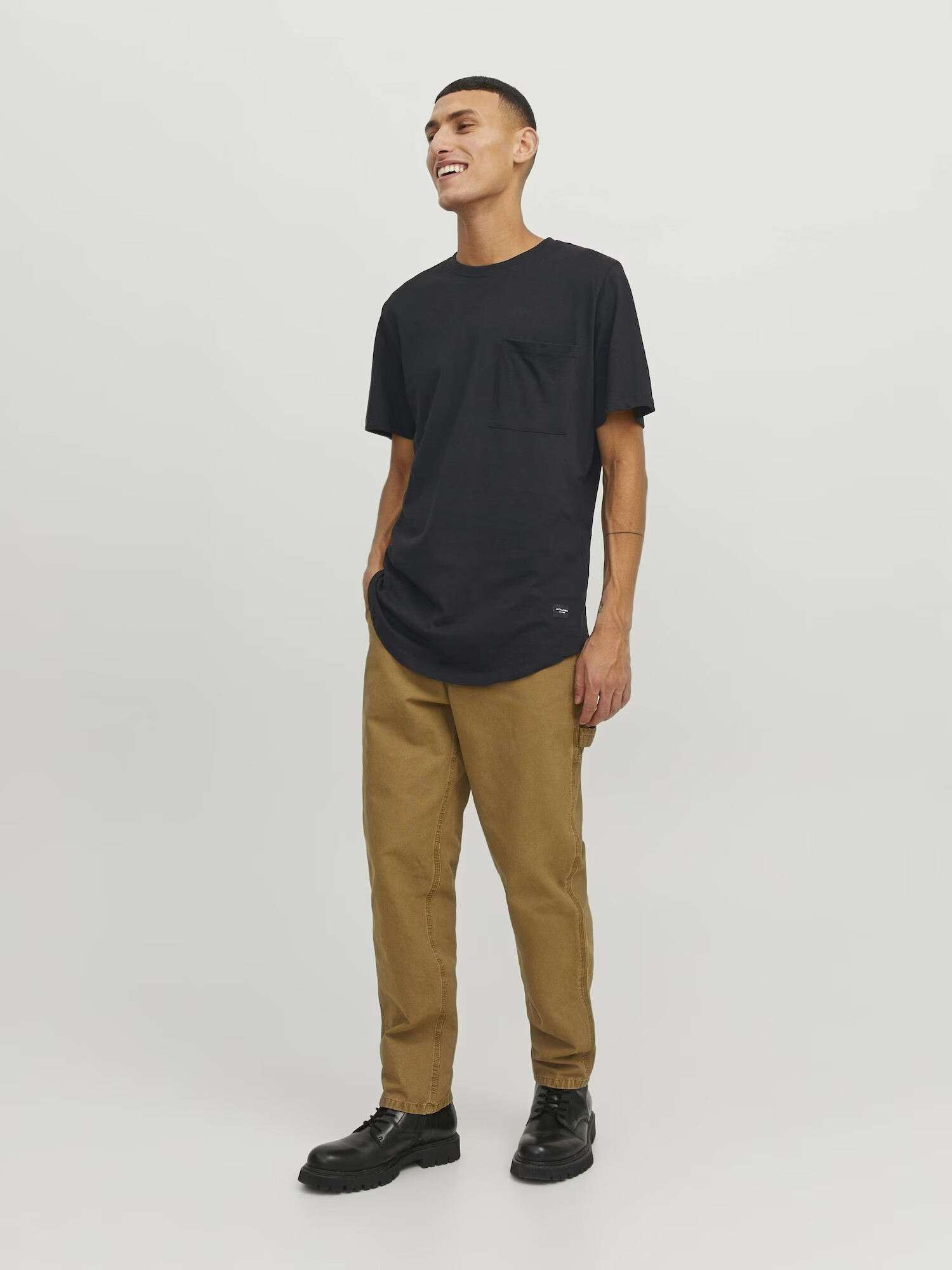 JACK & JONES Tricou 'Noa' negru - Pled.ro