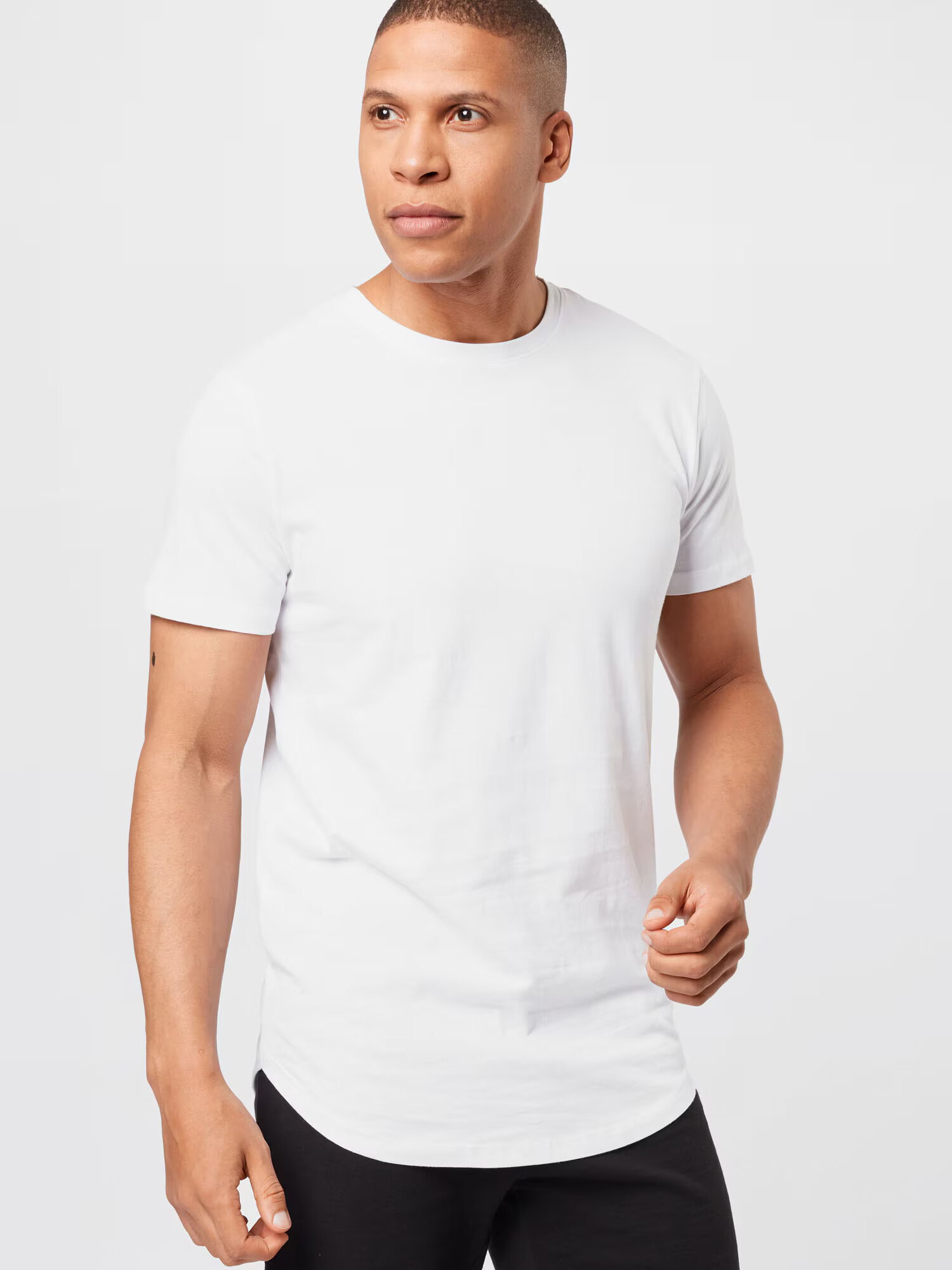 JACK & JONES Tricou 'Noa' negru / alb - Pled.ro