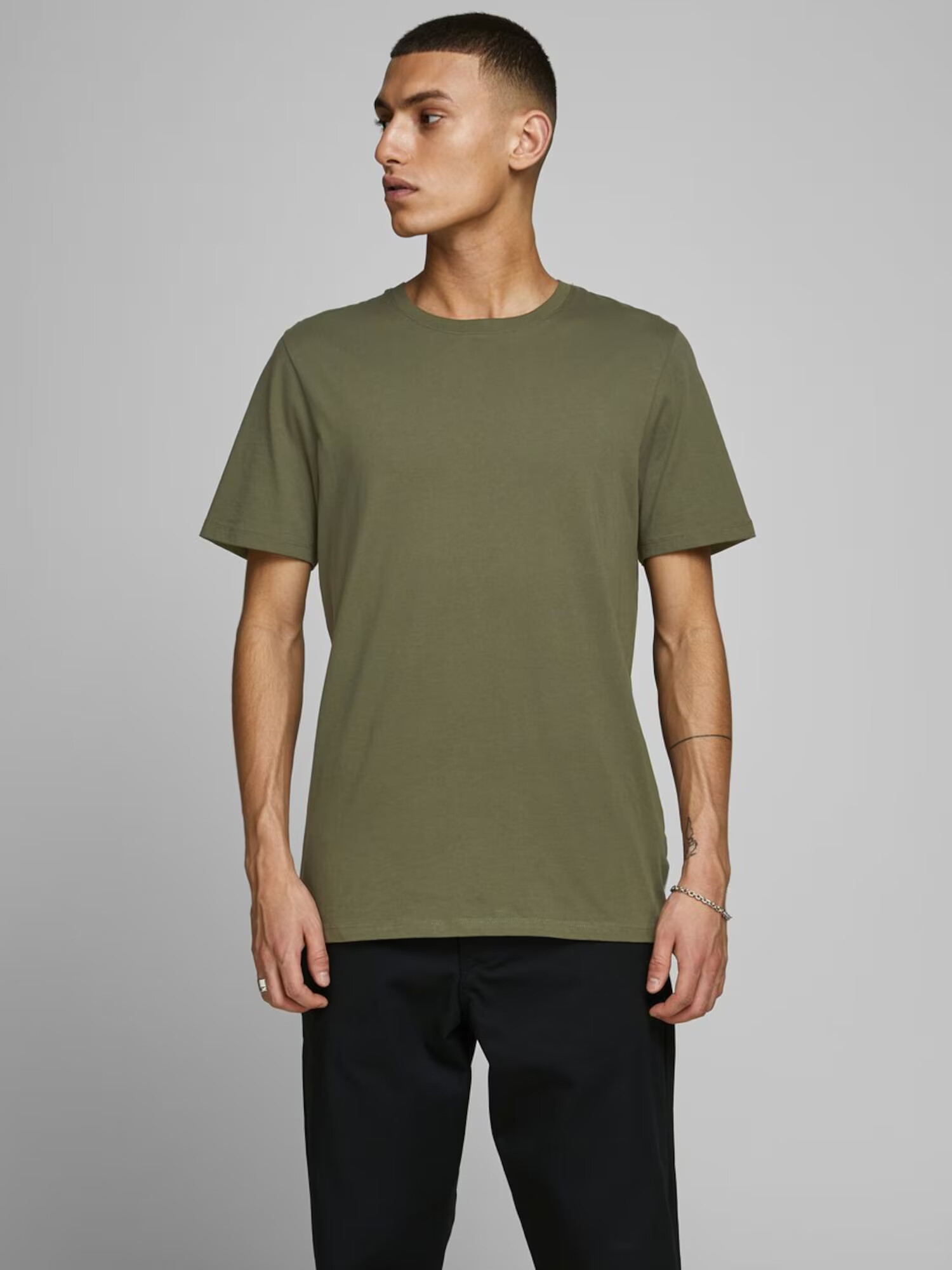 JACK & JONES Tricou oliv - Pled.ro