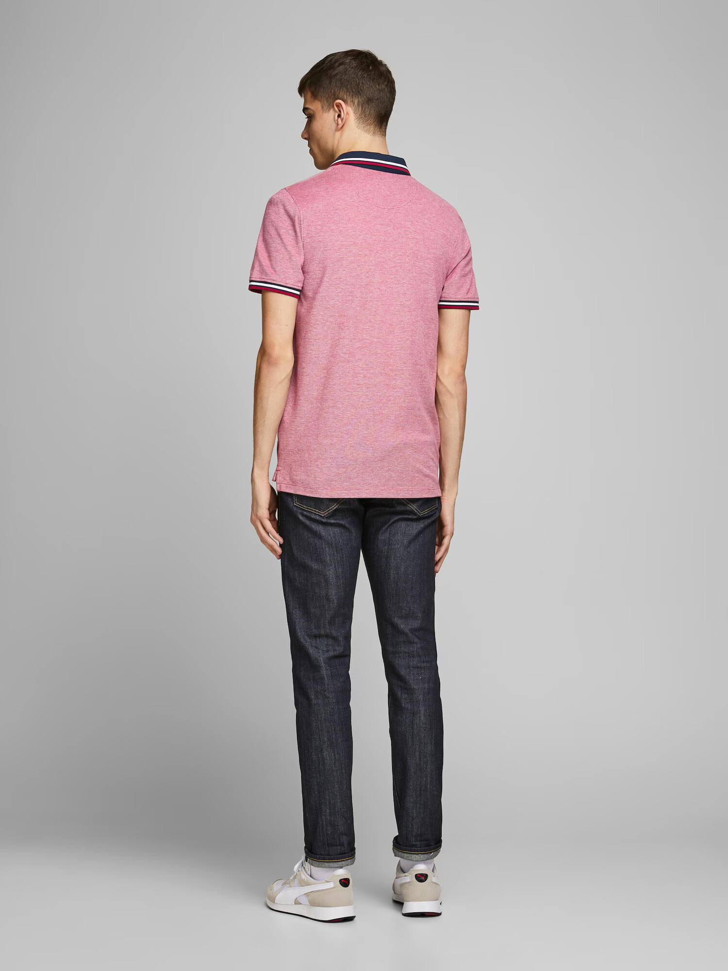 JACK & JONES Tricou 'Paulos' roz amestecat - Pled.ro