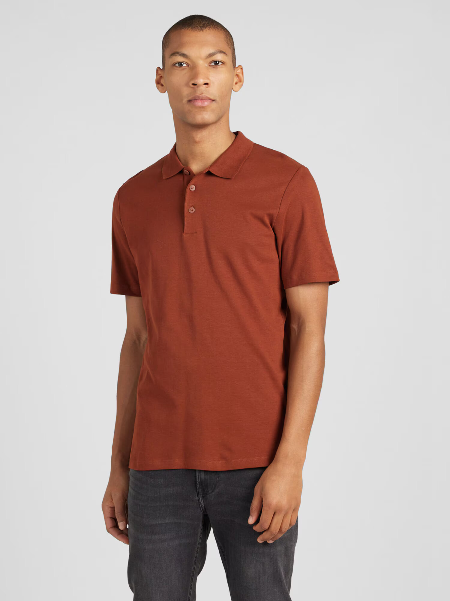 JACK & JONES Tricou 'PAWEL' castaniu - Pled.ro