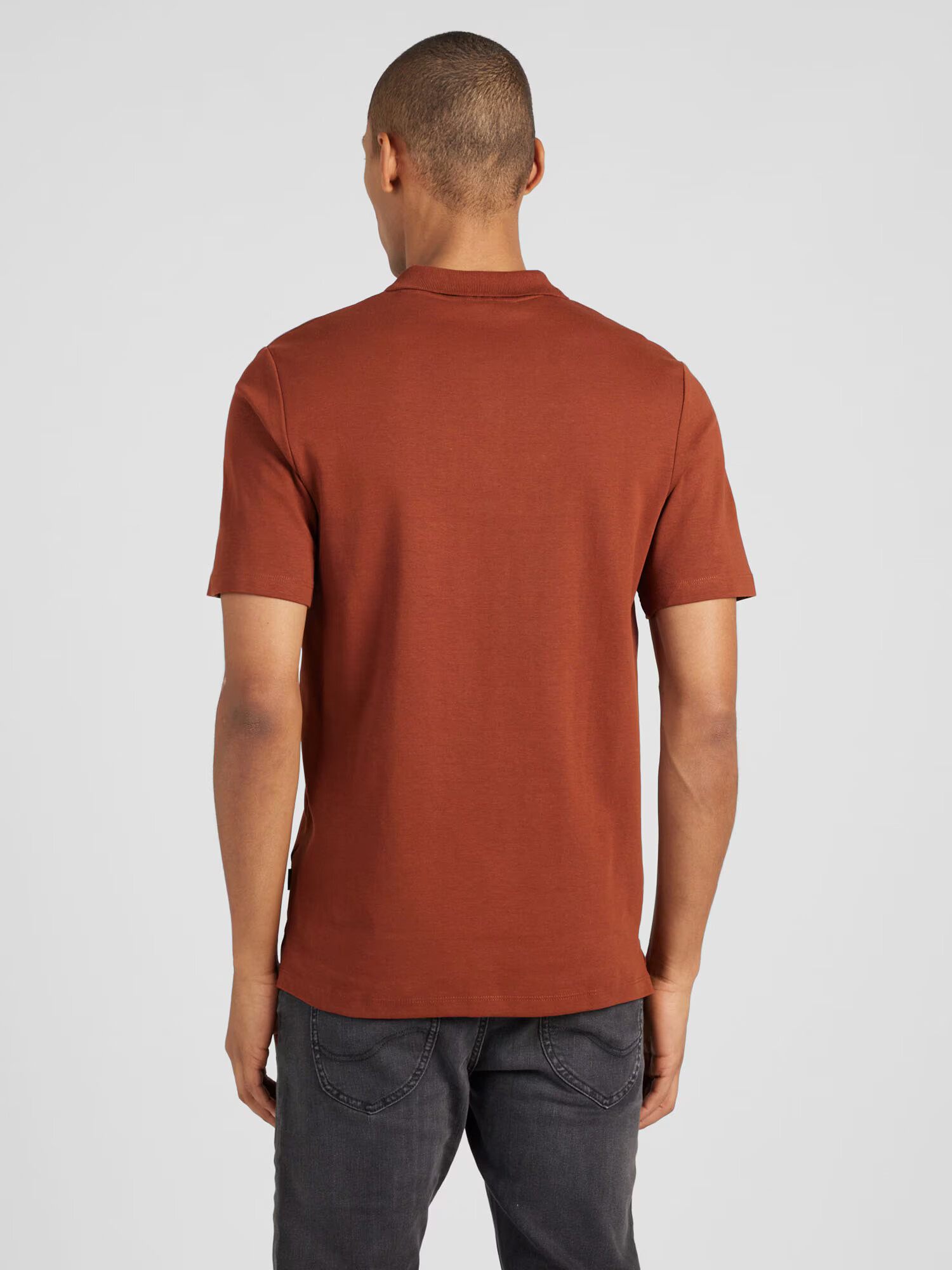 JACK & JONES Tricou 'PAWEL' castaniu - Pled.ro