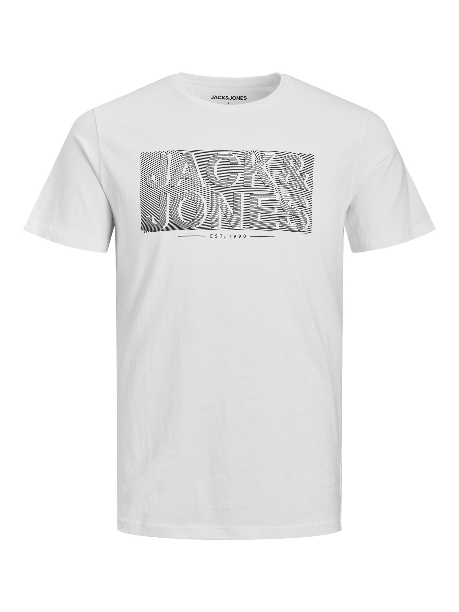 JACK & JONES Tricou 'PETER' bleumarin / negru / alb - Pled.ro