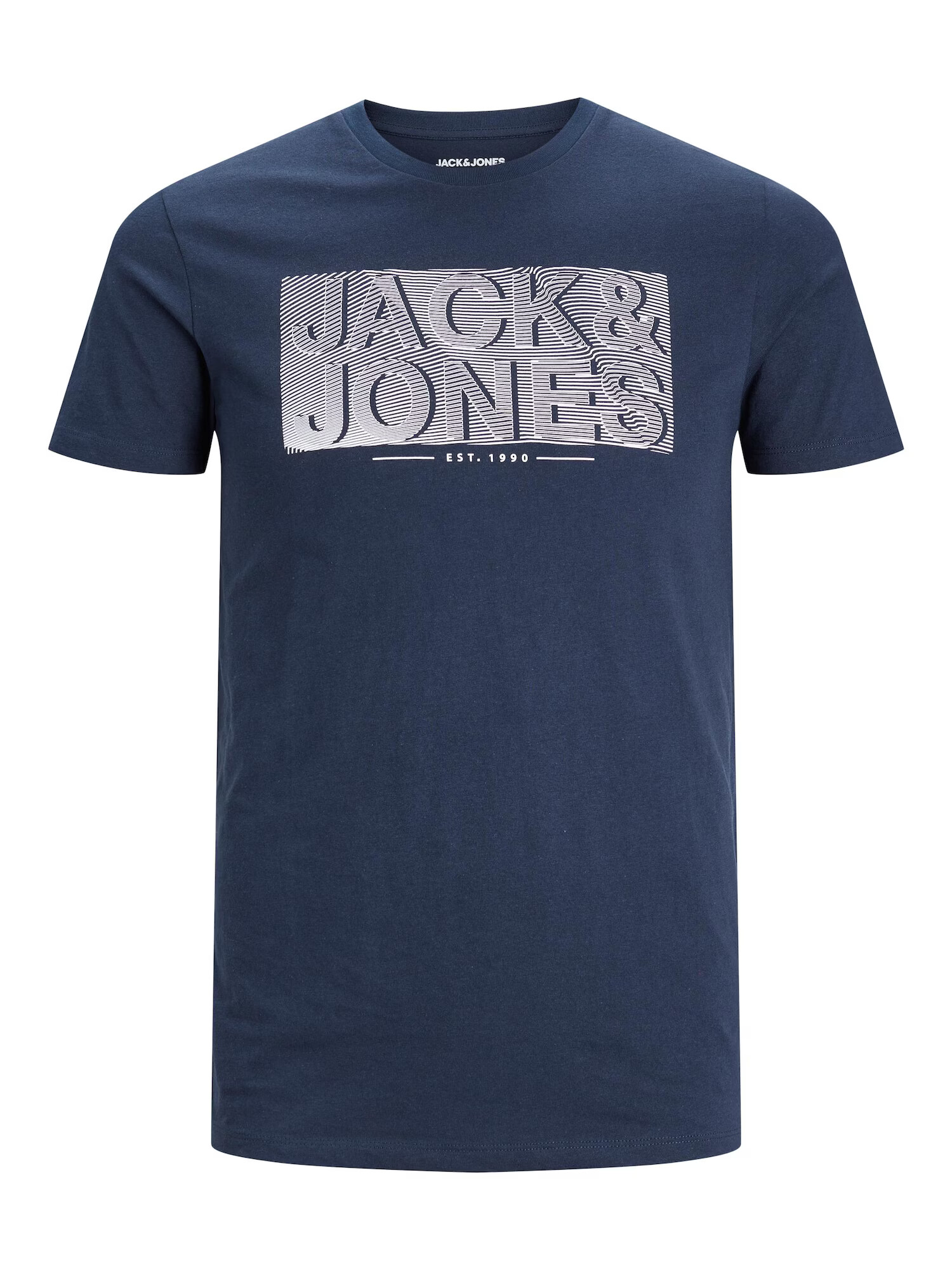 JACK & JONES Tricou 'PETER' bleumarin / negru / alb - Pled.ro