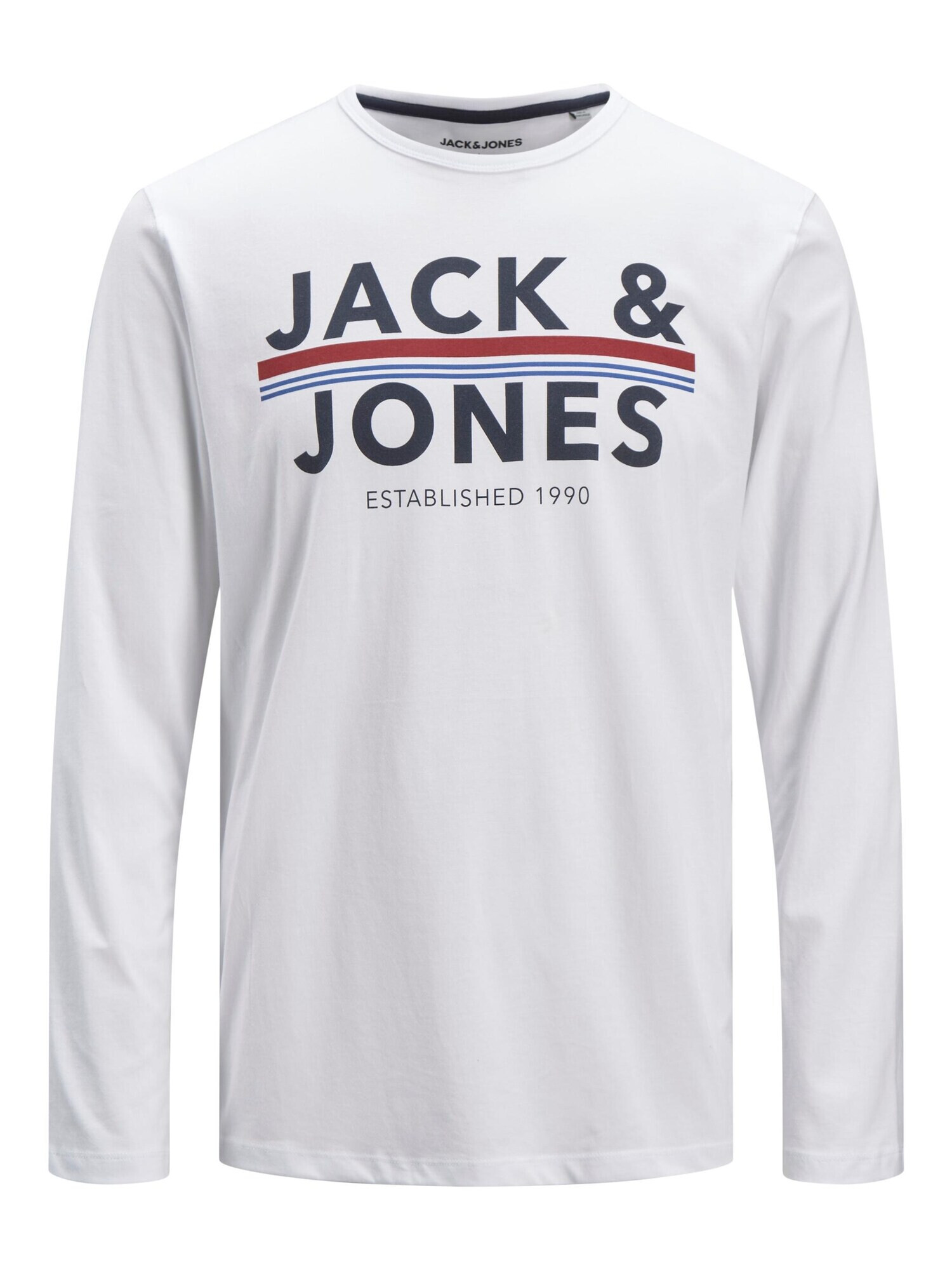 JACK & JONES Tricou 'Ron' albastru / albastru cobalt / roșu / alb - Pled.ro