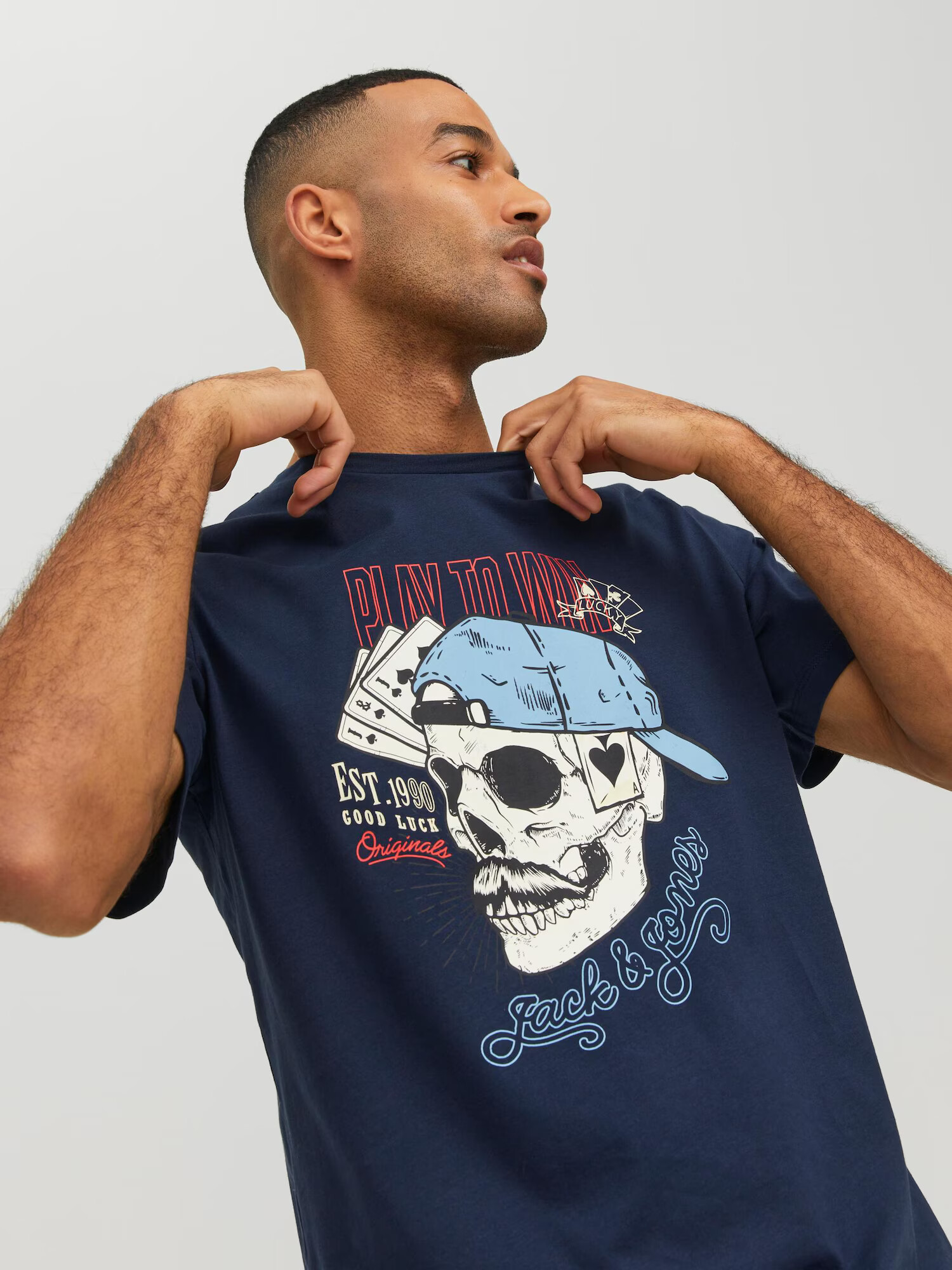 JACK & JONES Tricou 'Roxbury' bleumarin / mai multe culori - Pled.ro