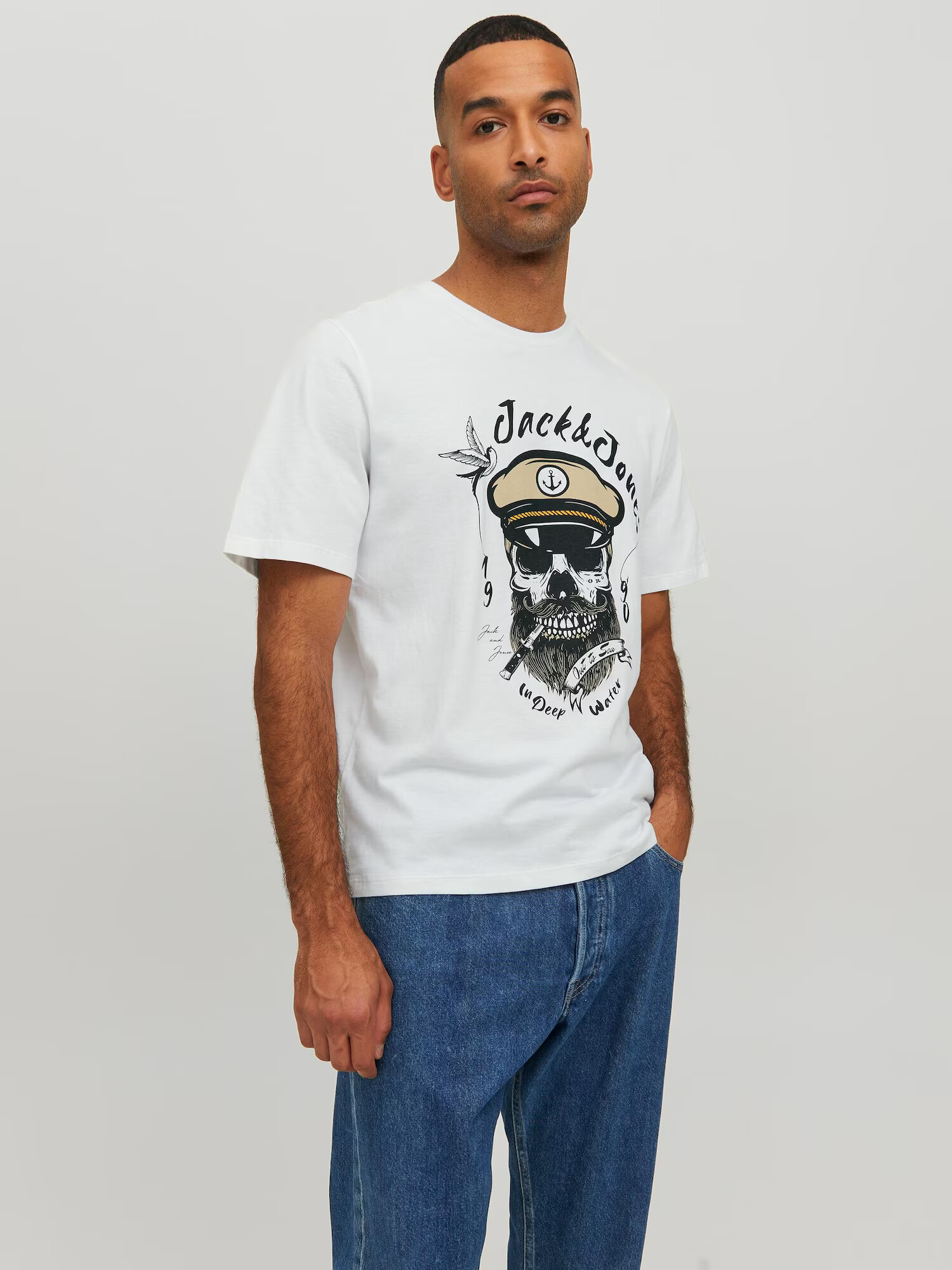 JACK & JONES Tricou 'Roxbury' mai multe culori / alb - Pled.ro