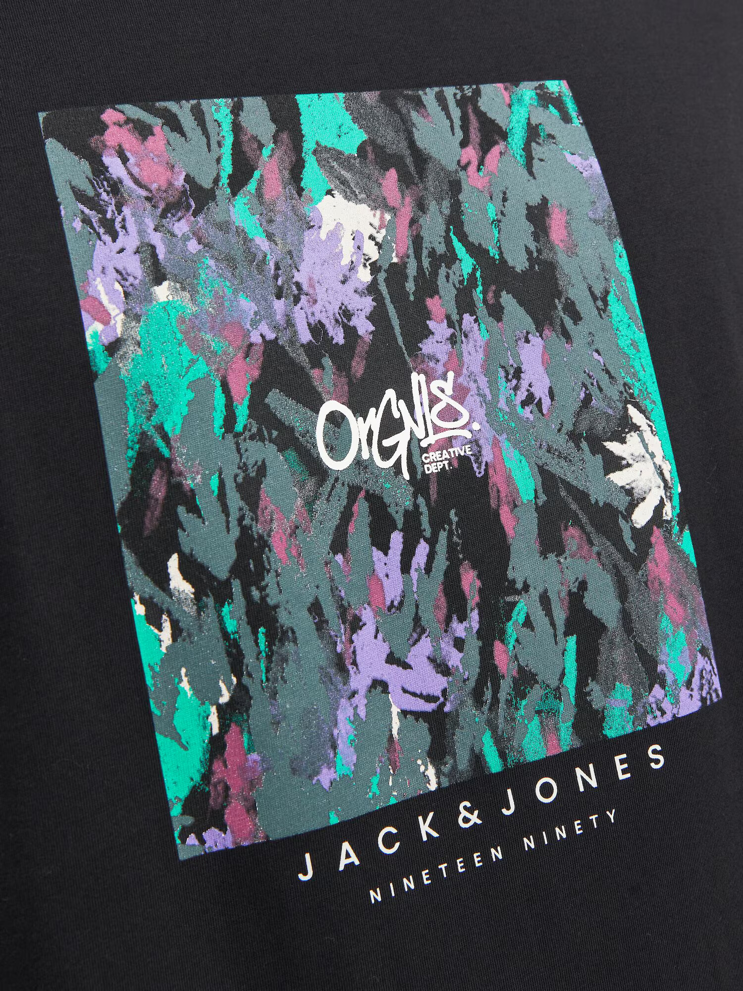 JACK & JONES Tricou 'SILVER LAKE' verde deschis / lila / negru / alb - Pled.ro