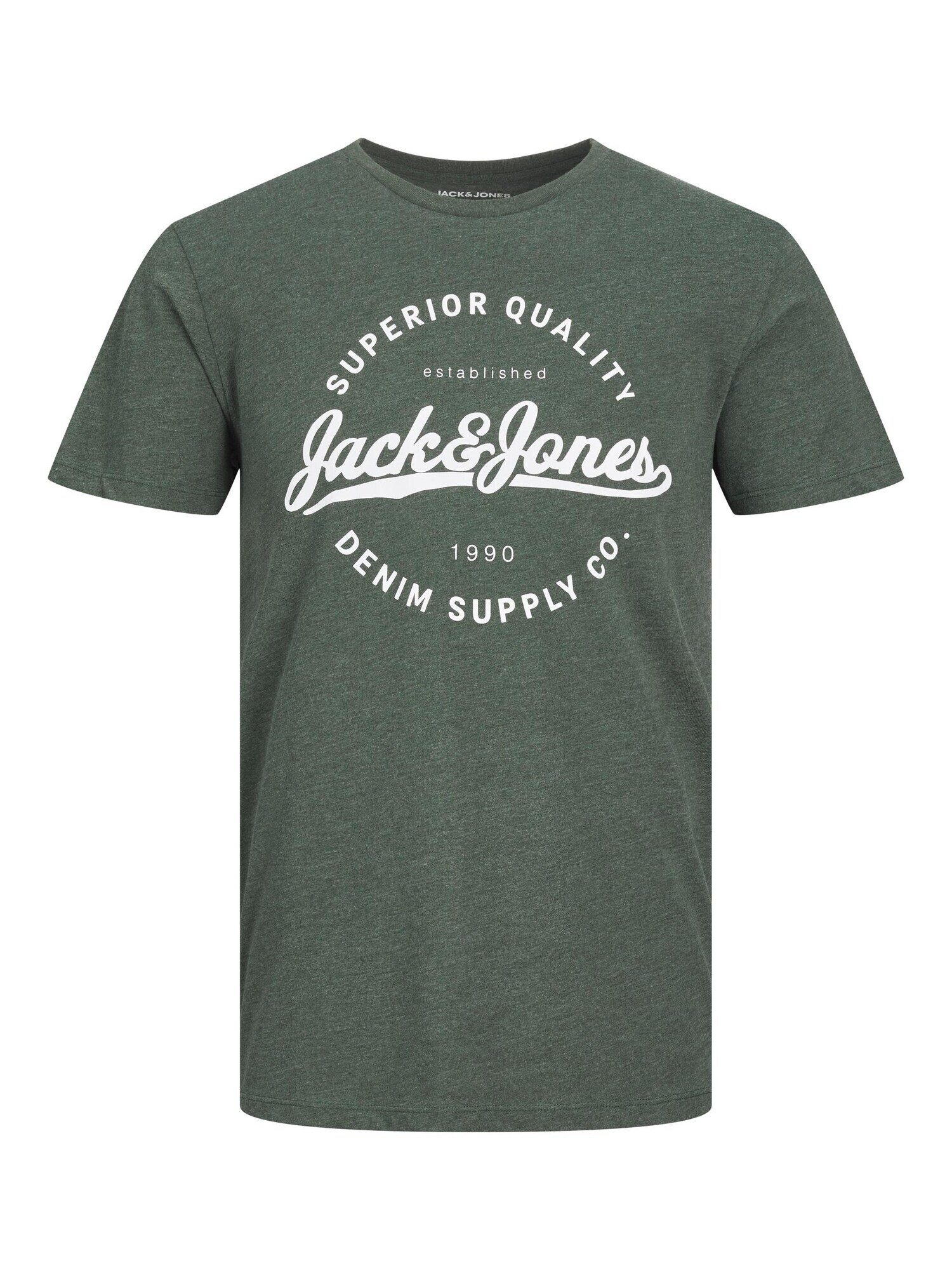 JACK & JONES Tricou 'Stanli' bleumarin / verde închis / negru / alb amestacat - Pled.ro