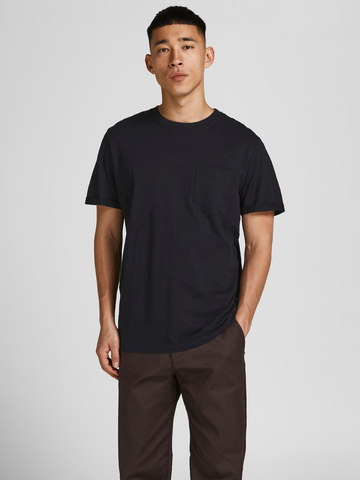 JACK & JONES Tricou 'TROPIC' negru - Pled.ro