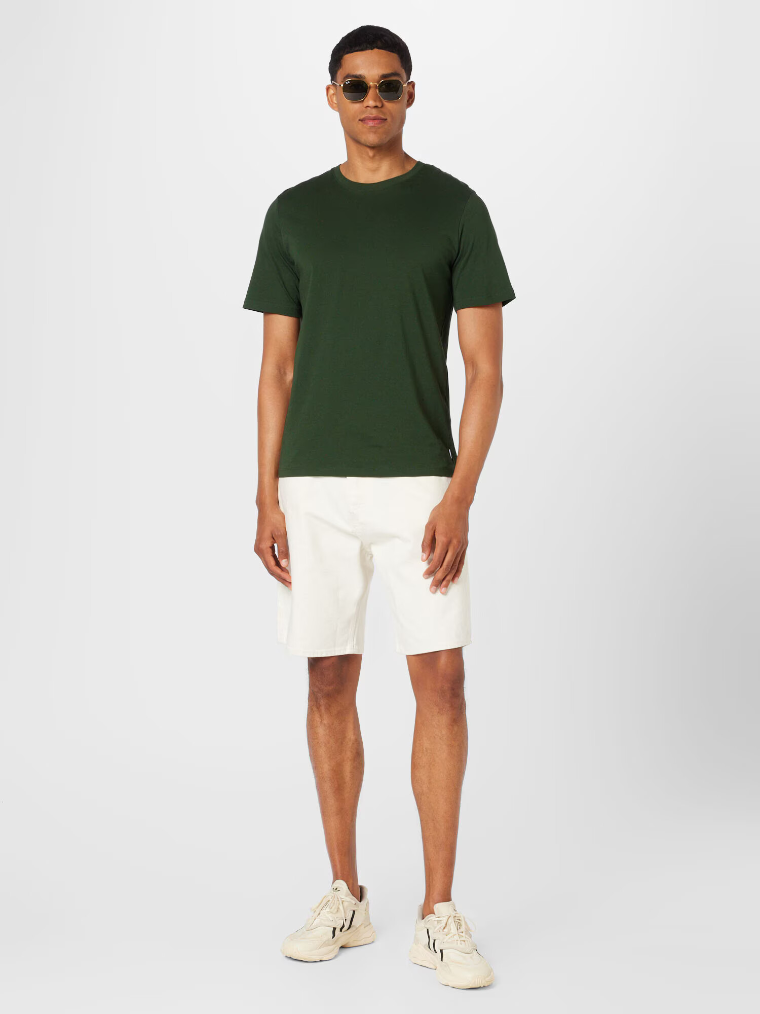 JACK & JONES Tricou verde închis - Pled.ro