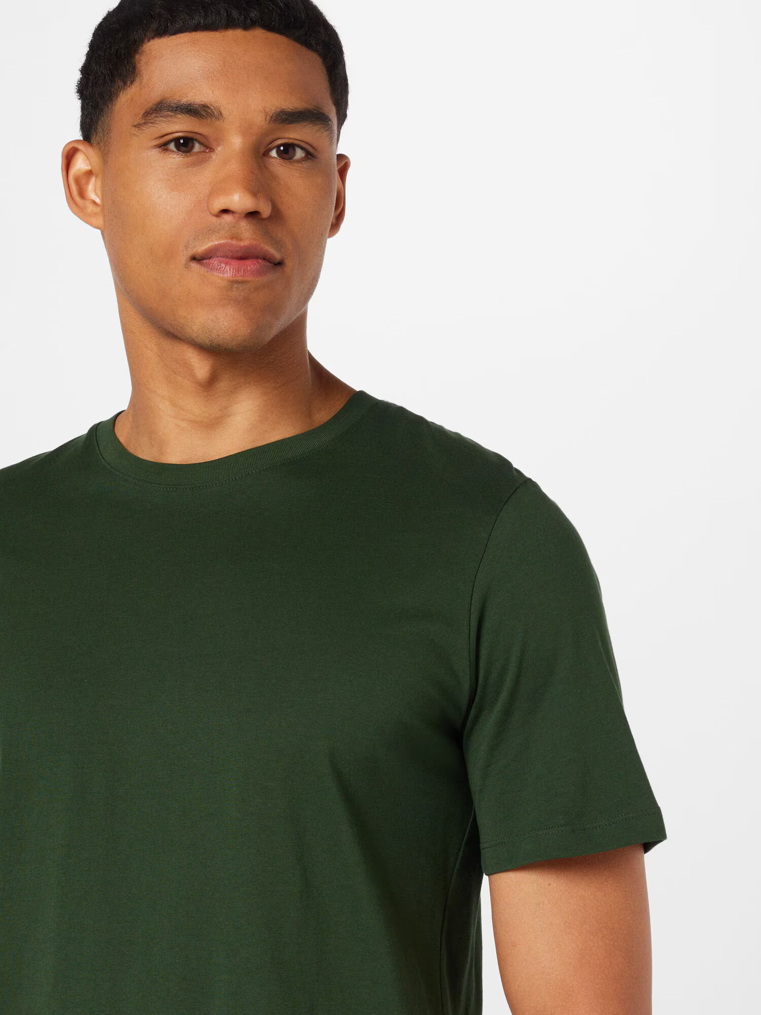 JACK & JONES Tricou verde închis - Pled.ro