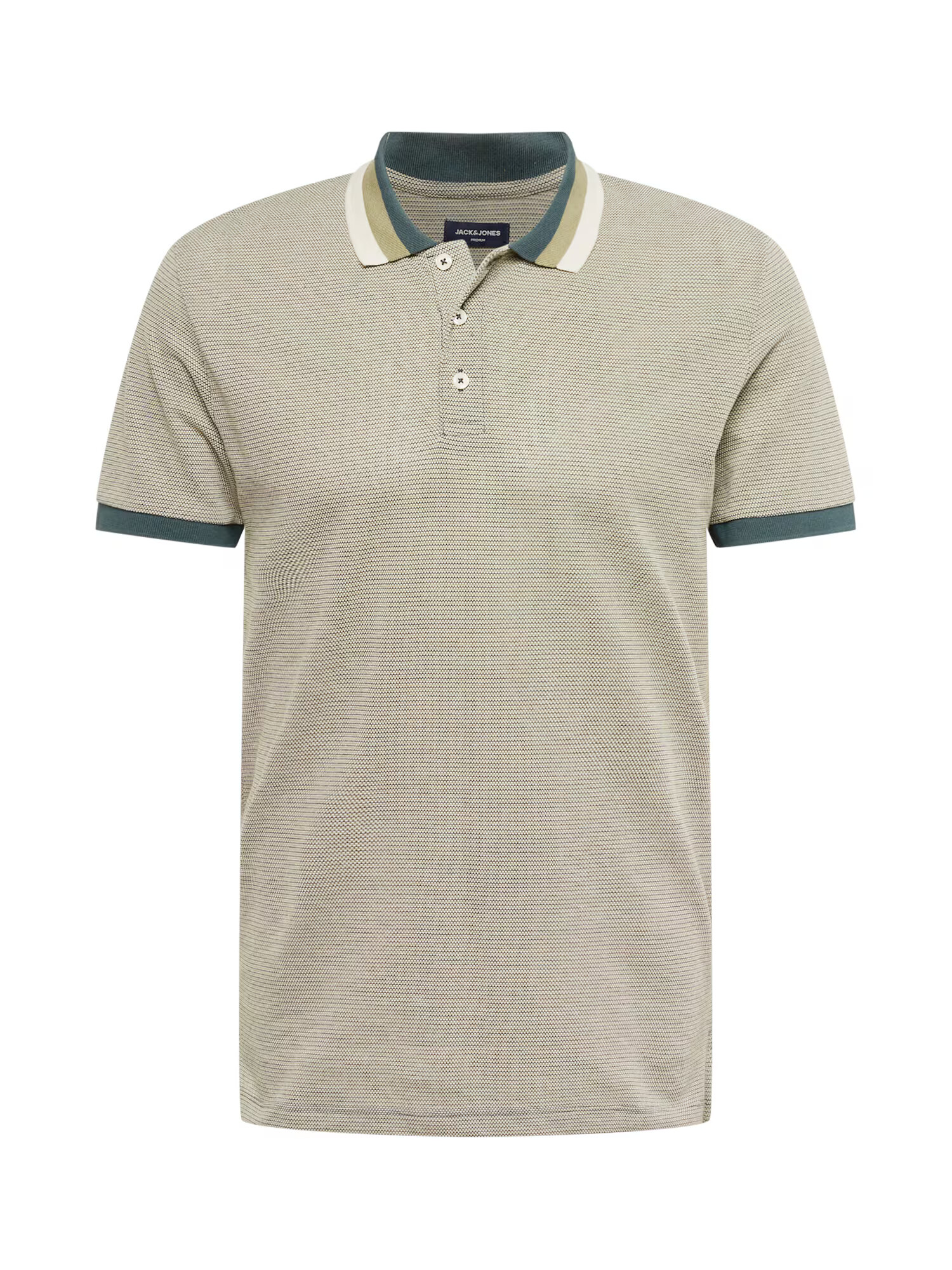 JACK & JONES Tricou verde măr / verde pin / alb - Pled.ro