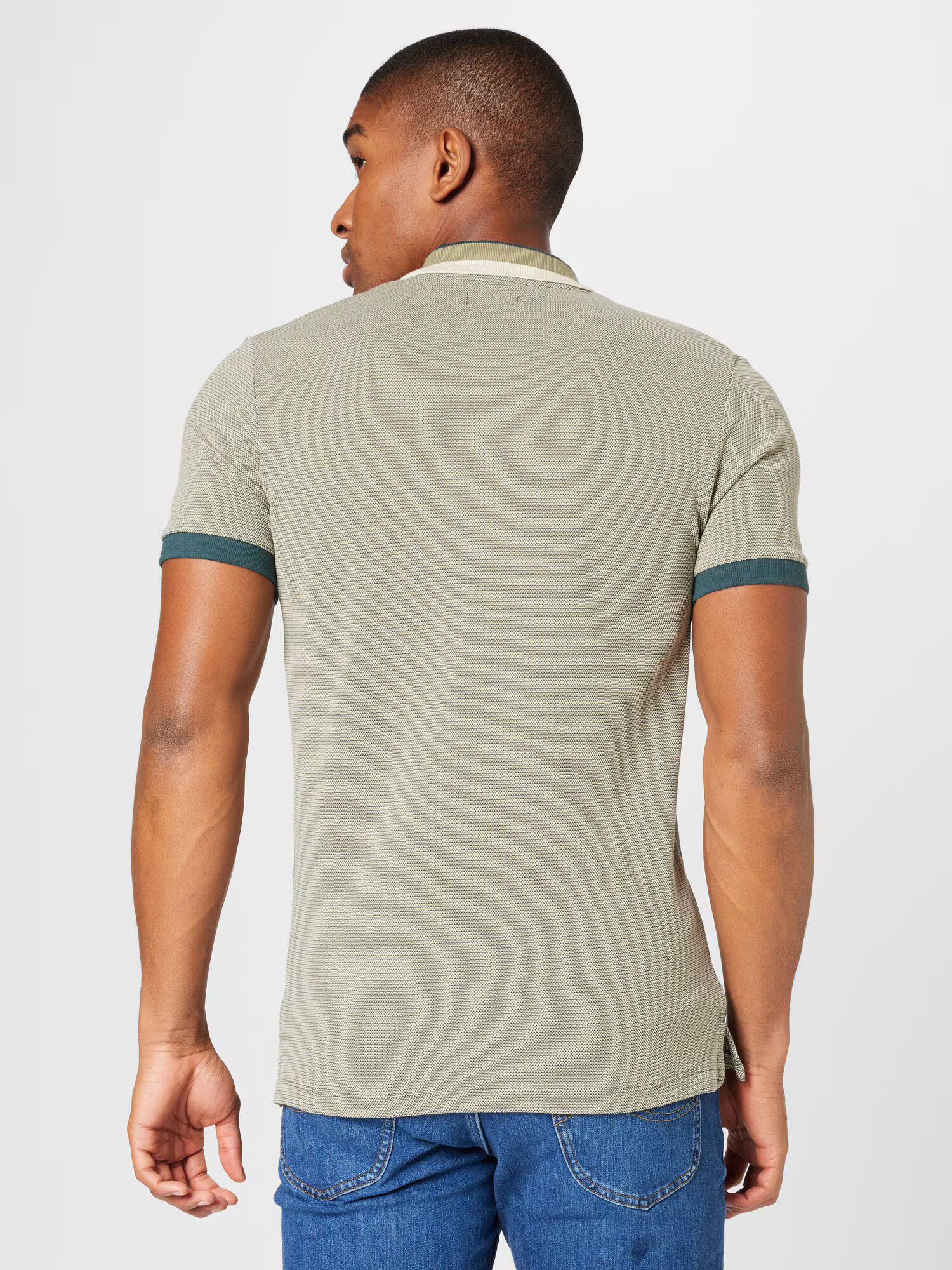 JACK & JONES Tricou verde măr / verde pin / alb - Pled.ro