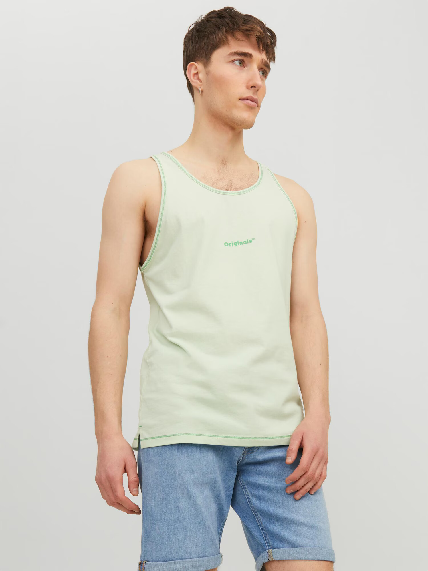 JACK & JONES Tricou verde pastel / verde deschis - Pled.ro