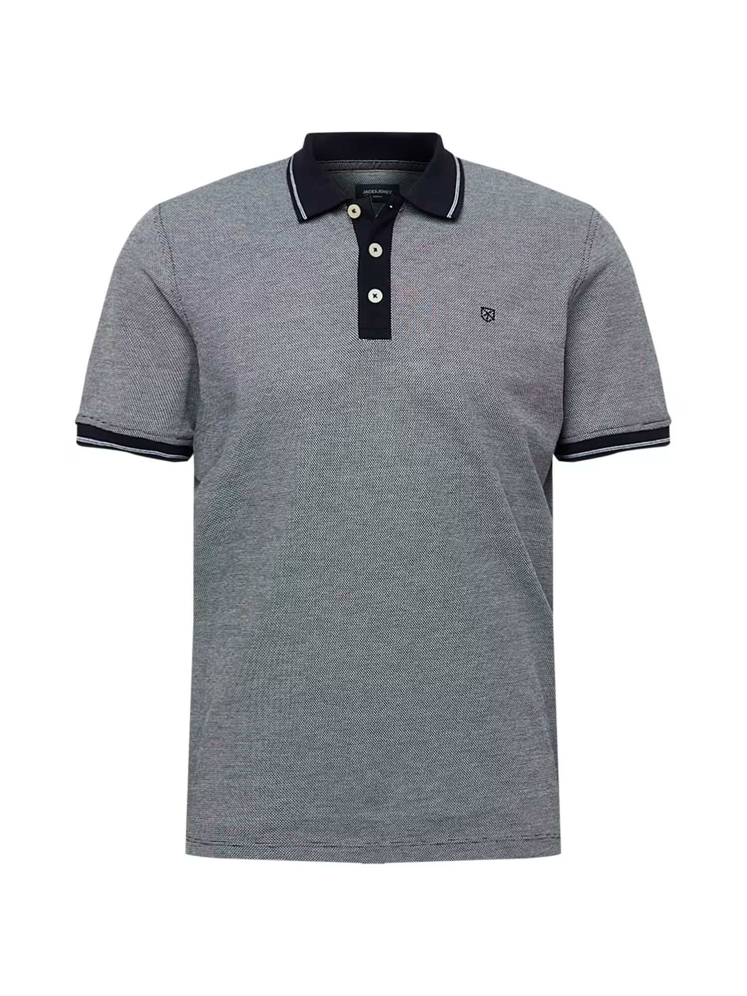 JACK & JONES Tricou 'Win' bleumarin / alb - Pled.ro