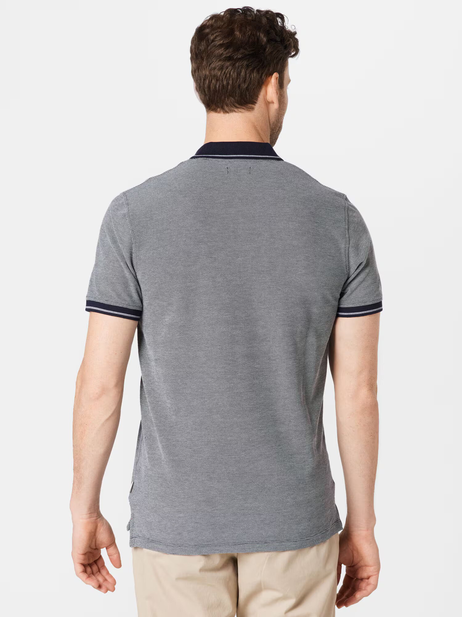 JACK & JONES Tricou 'Win' bleumarin / alb - Pled.ro