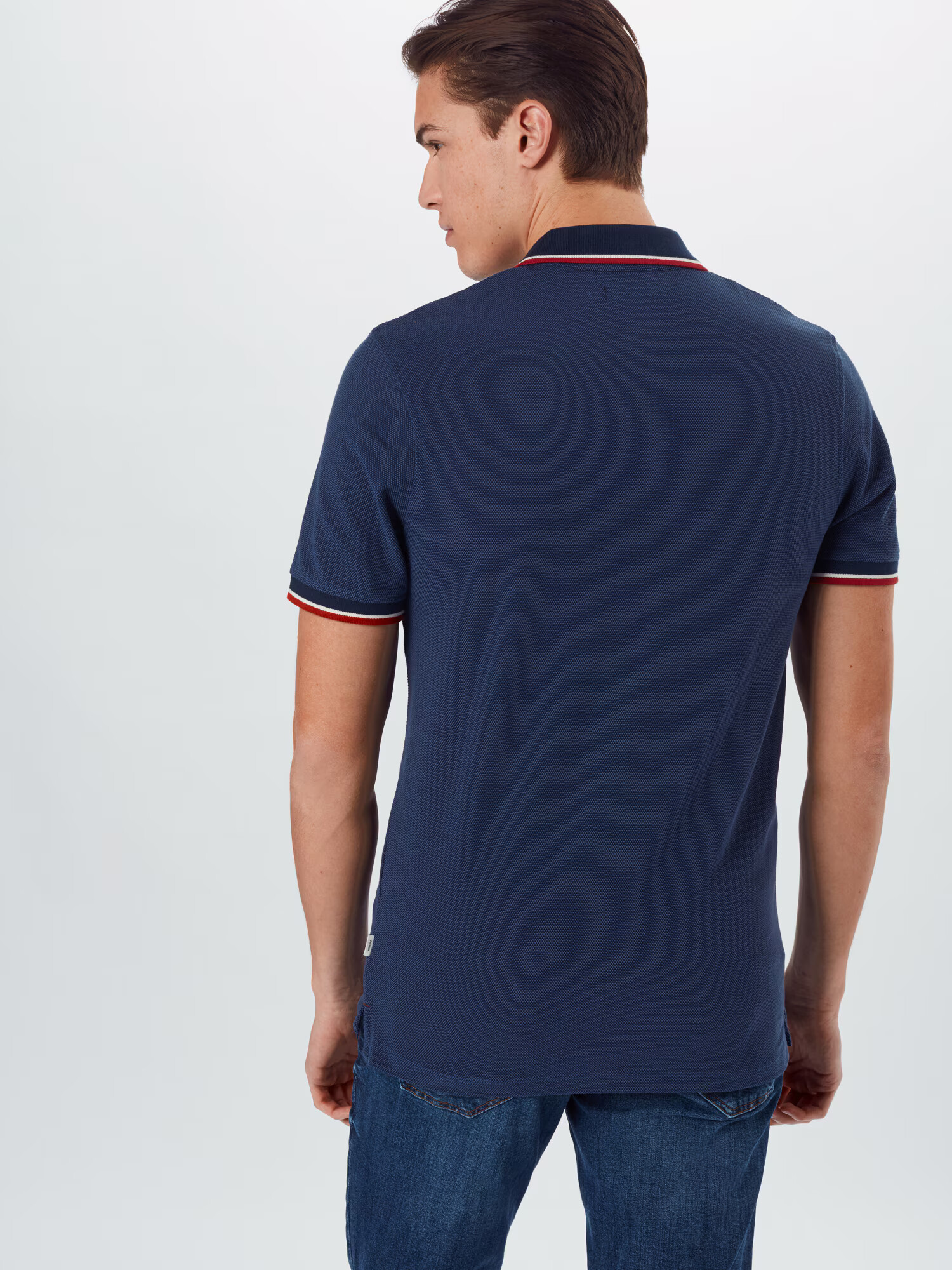 JACK & JONES Tricou 'Win' bleumarin / galben amestecat / sângeriu / alb - Pled.ro