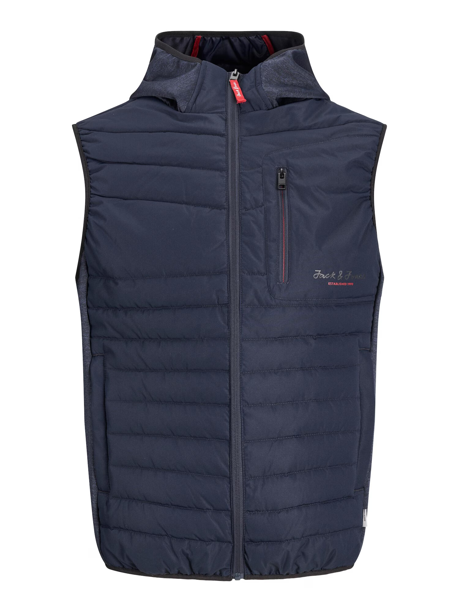 JACK & JONES Vestă 'Berg' bleumarin - Pled.ro