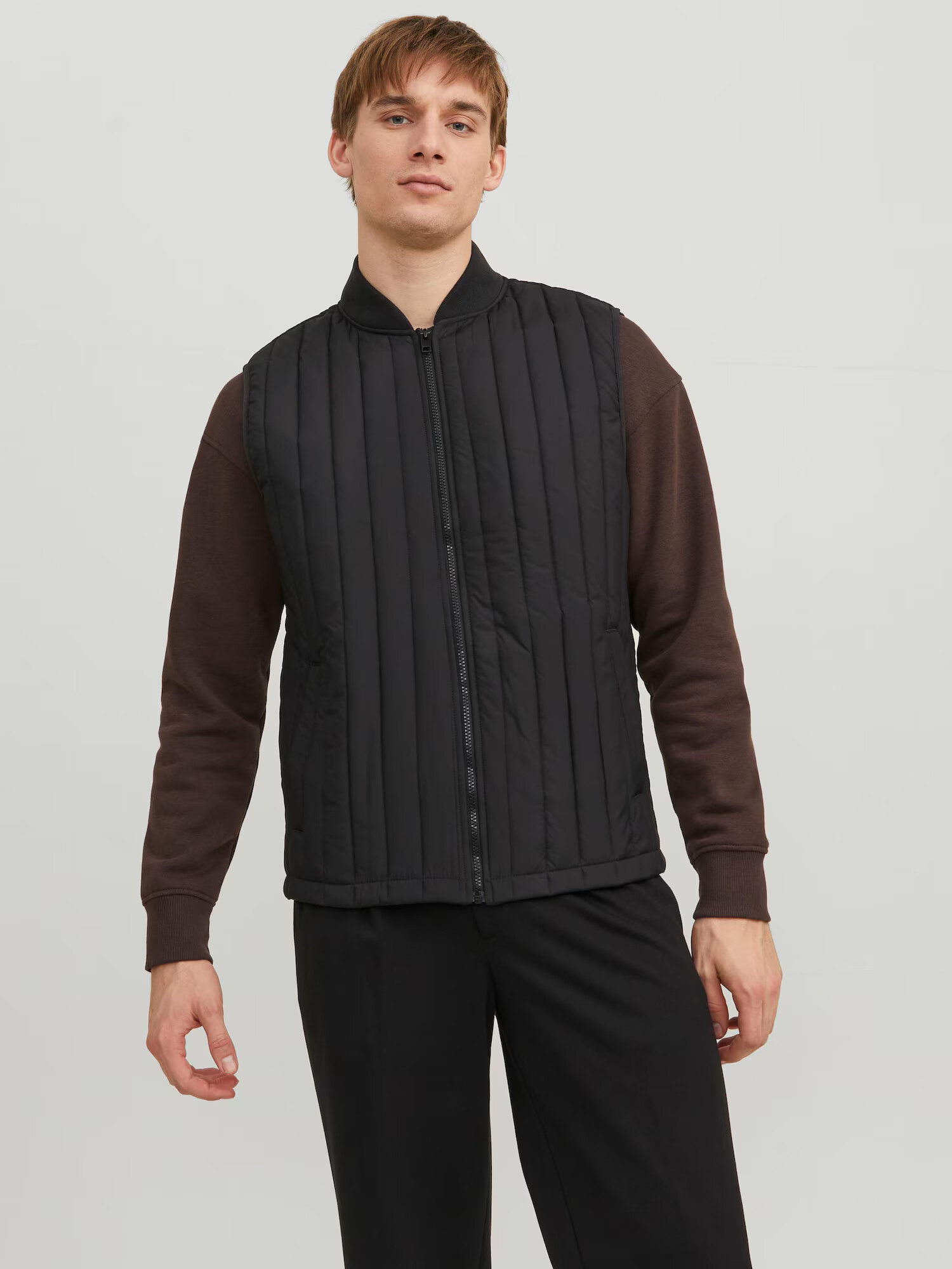 JACK & JONES Vestă 'City' negru - Pled.ro