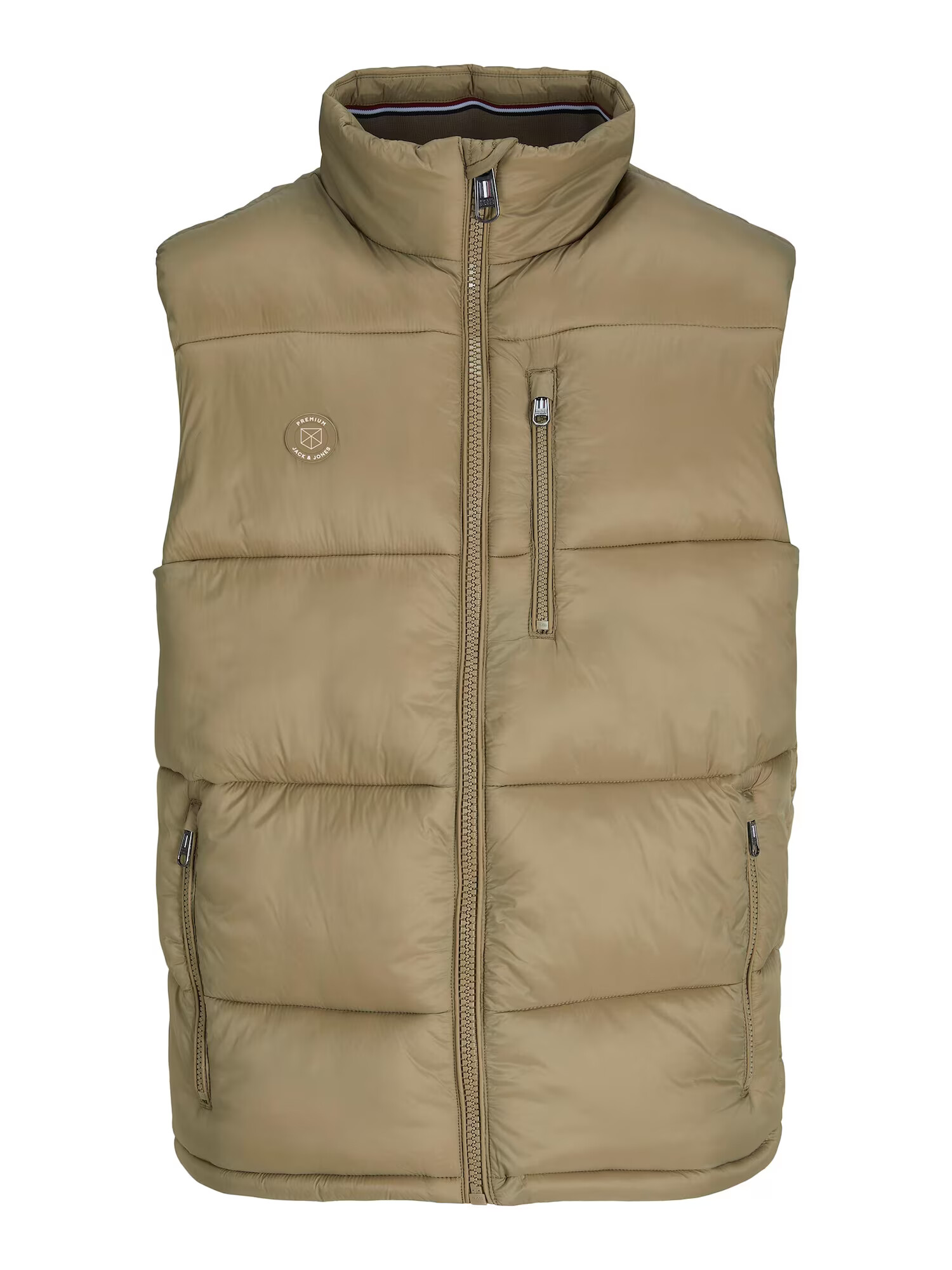 JACK & JONES Vestă 'EDDIE' bej - Pled.ro