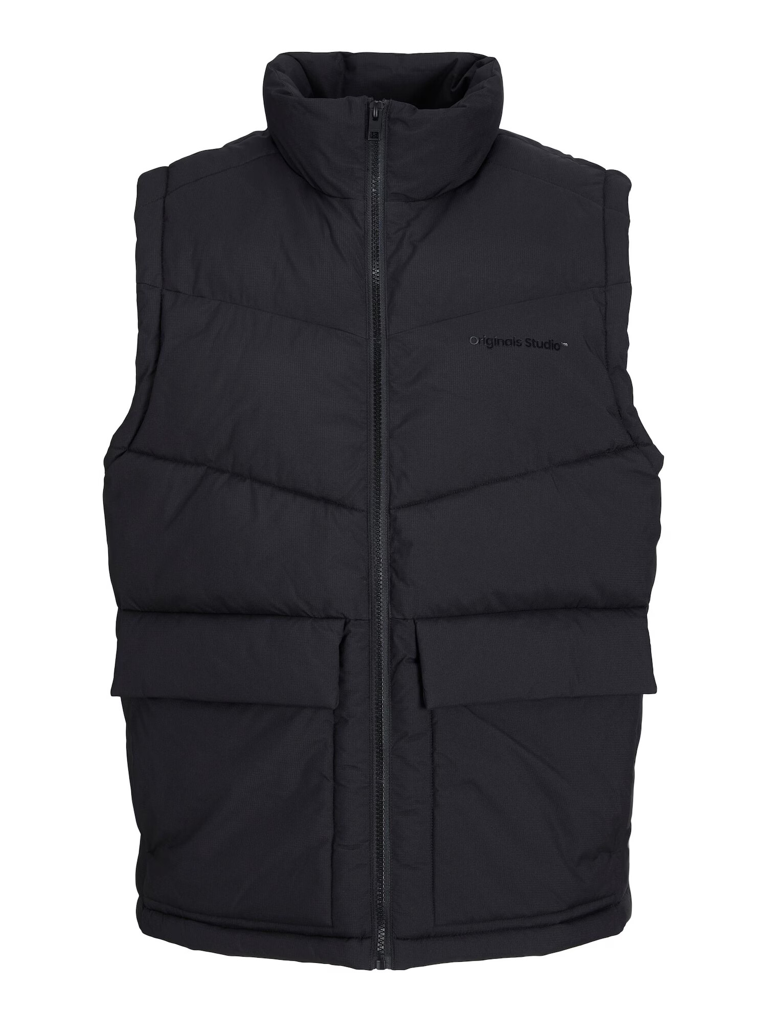 JACK & JONES Vestă 'Vesterbro' negru - Pled.ro