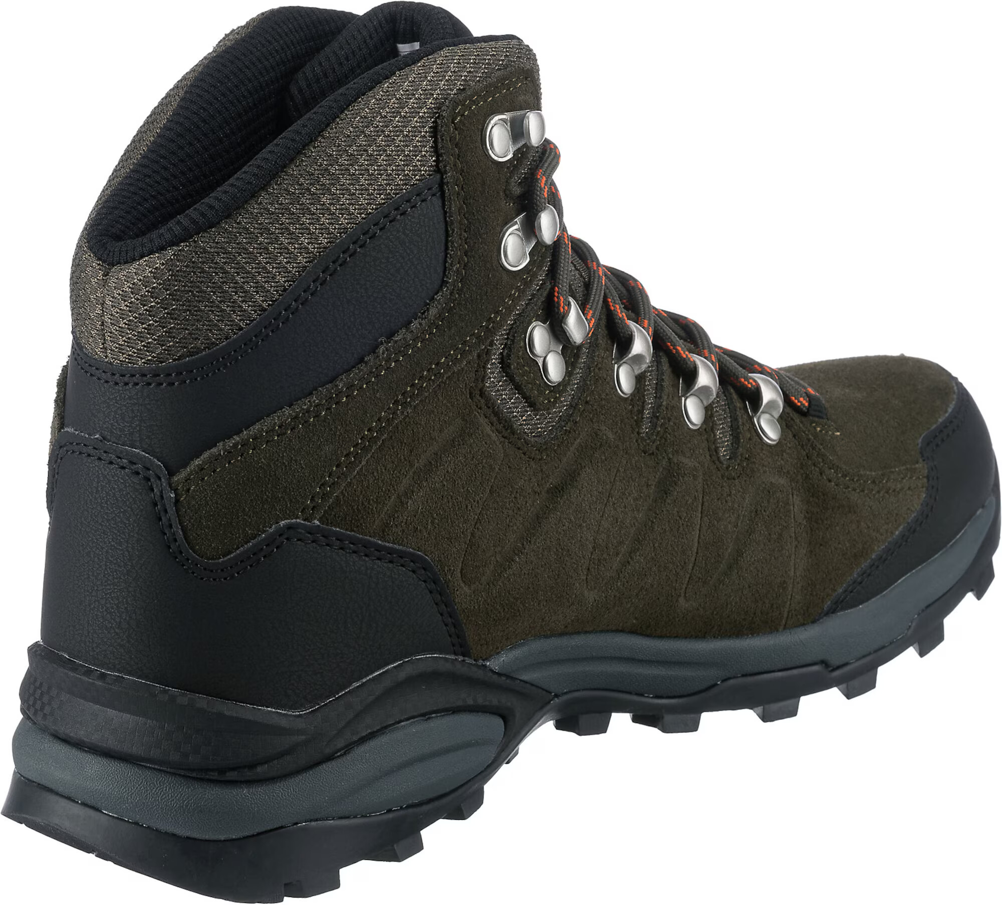 JACK WOLFSKIN Botine 'REFUGIO' gri / kaki / portocaliu / negru - Pled.ro