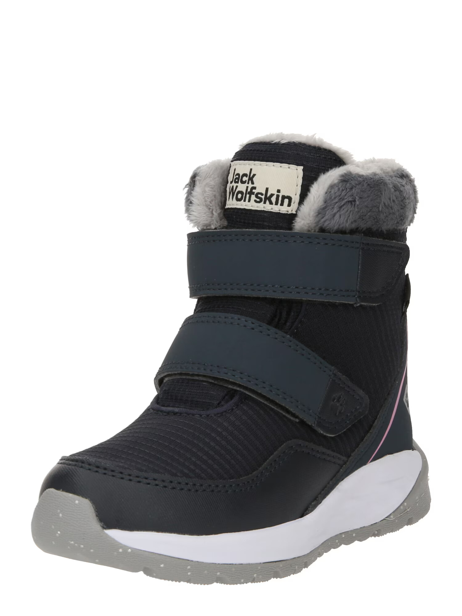 JACK WOLFSKIN Botine 'Polar Wolf' bleumarin / gri / roz / alb - Pled.ro