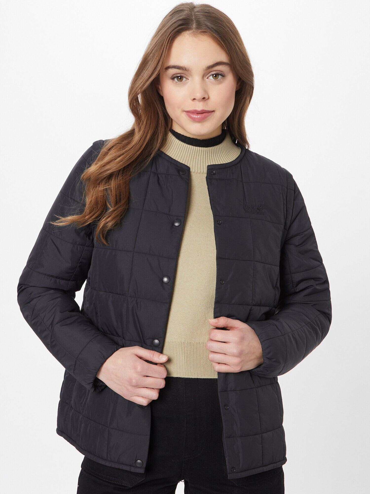 JACK WOLFSKIN Geacă de primăvară-toamnă negru - Pled.ro