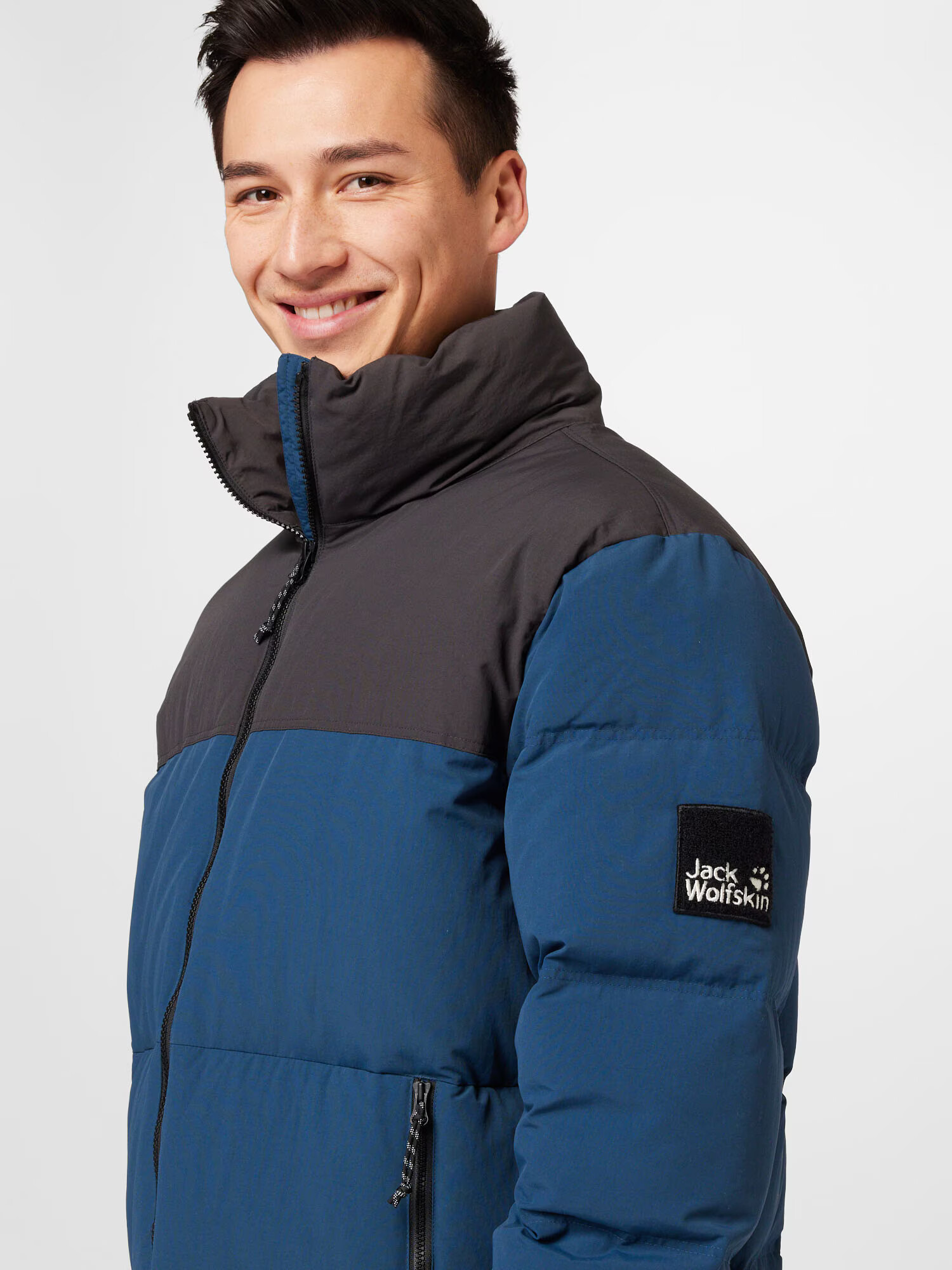 JACK WOLFSKIN Geacă outdoor 'ALEX' albastru marin / negru - Pled.ro