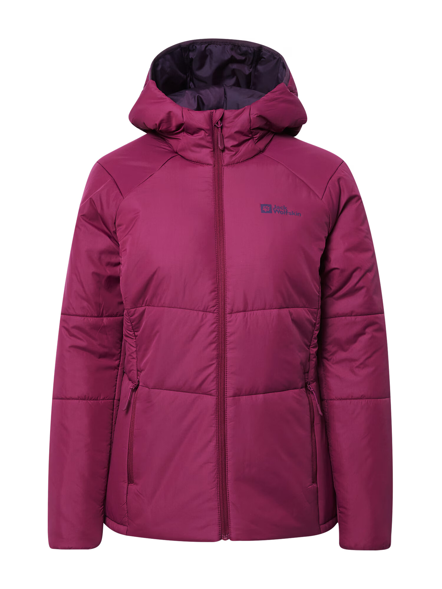 JACK WOLFSKIN Geacă outdoor 'BERGLAND' gri bazalt / mov zmeură - Pled.ro