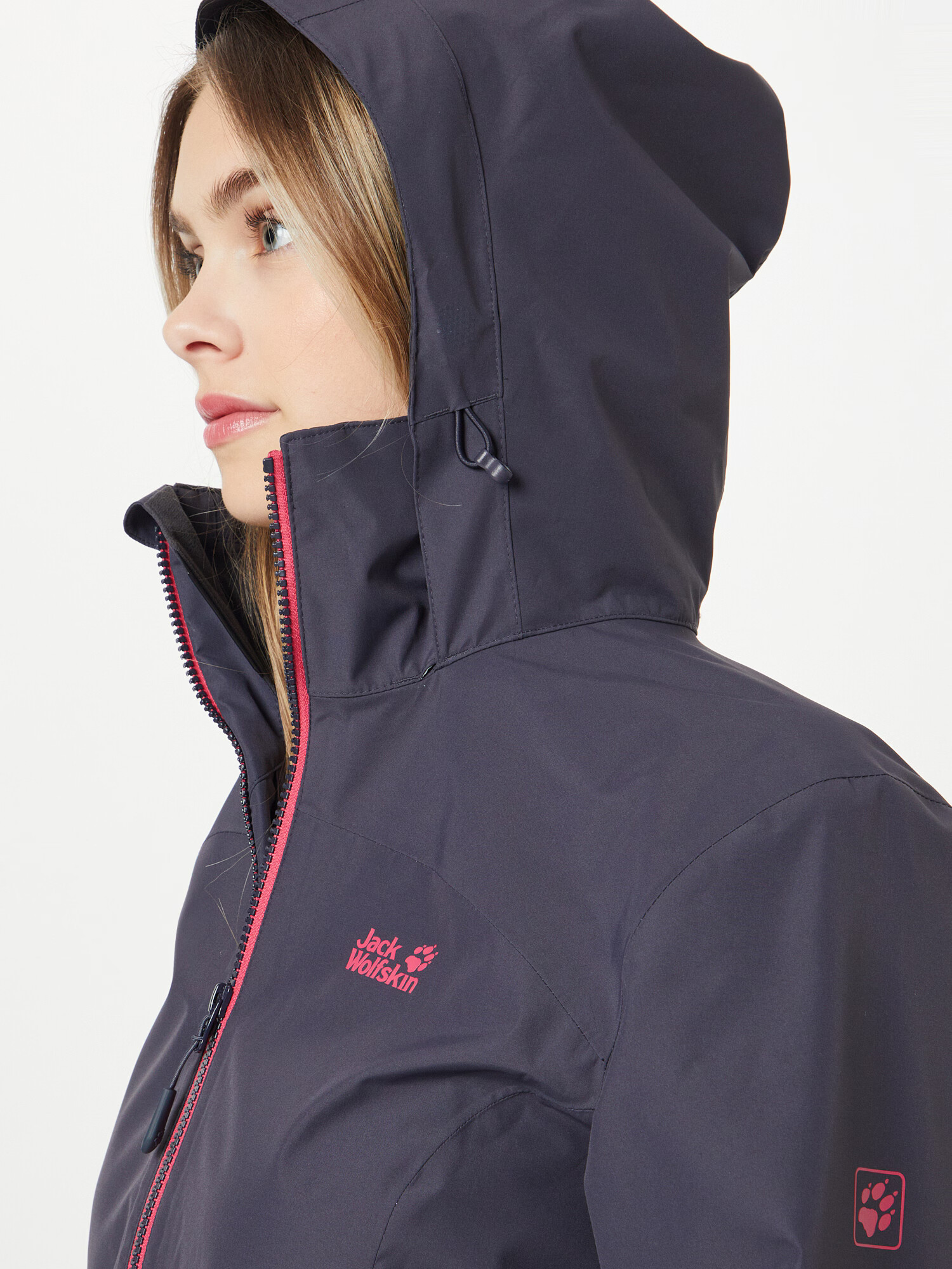 JACK WOLFSKIN Geacă outdoor 'Evendale' gri grafit / roz - Pled.ro