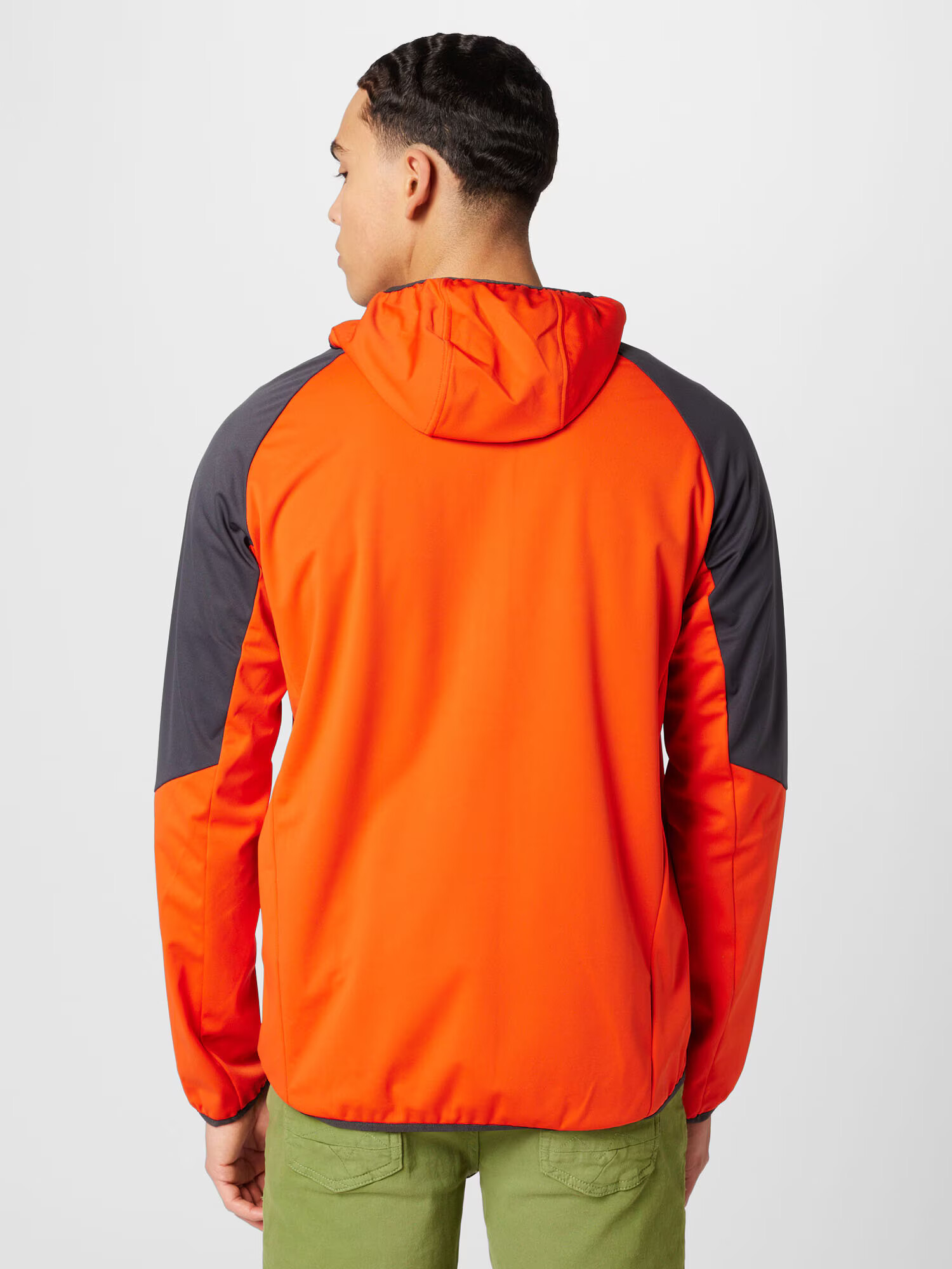 JACK WOLFSKIN Geacă outdoor 'Feldberg' gri metalic / roșu orange / alb - Pled.ro