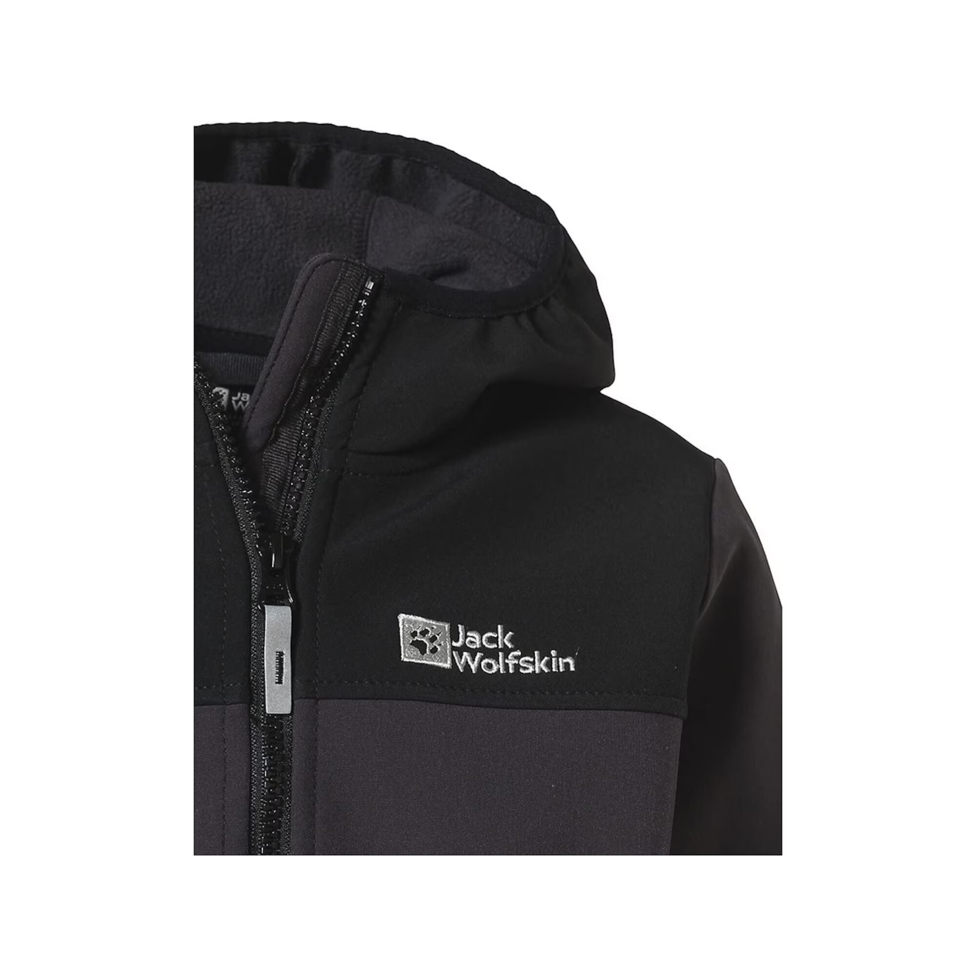 JACK WOLFSKIN Geacă outdoor 'Four Winds' gri metalic / negru / alb - Pled.ro