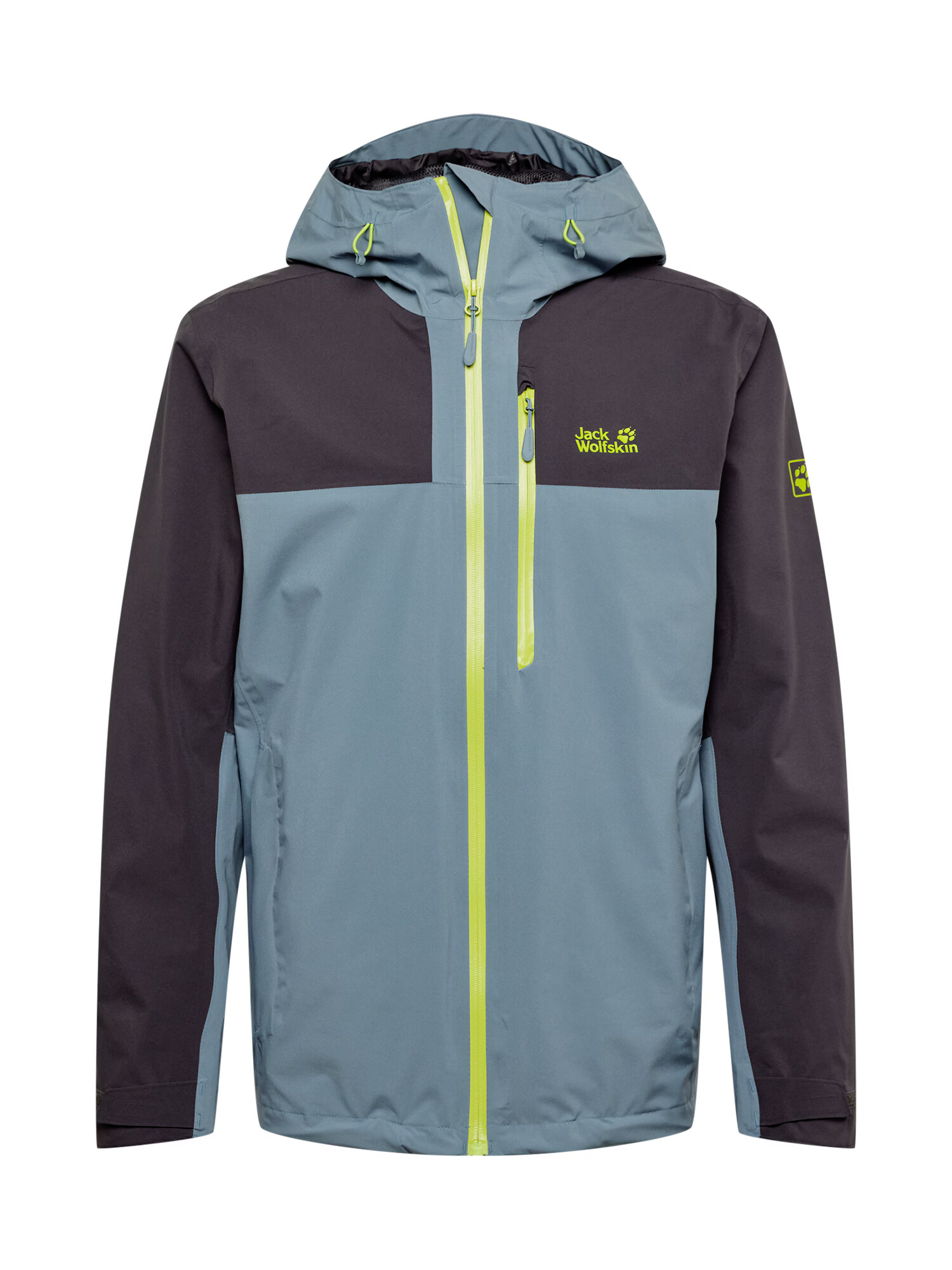 JACK WOLFSKIN Geacă outdoor galben citron / gri bazalt / negru - Pled.ro