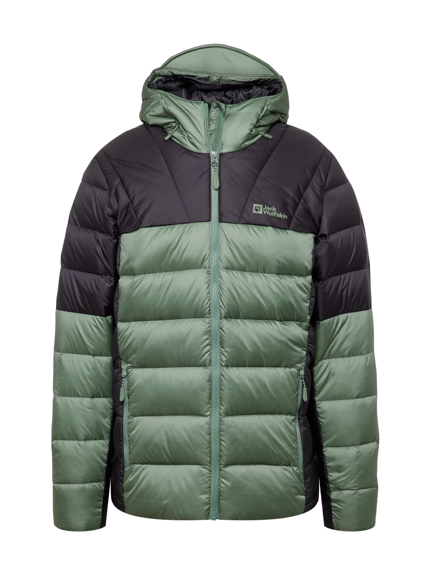 JACK WOLFSKIN Geacă outdoor 'NEBELHORN' verde închis / negru - Pled.ro