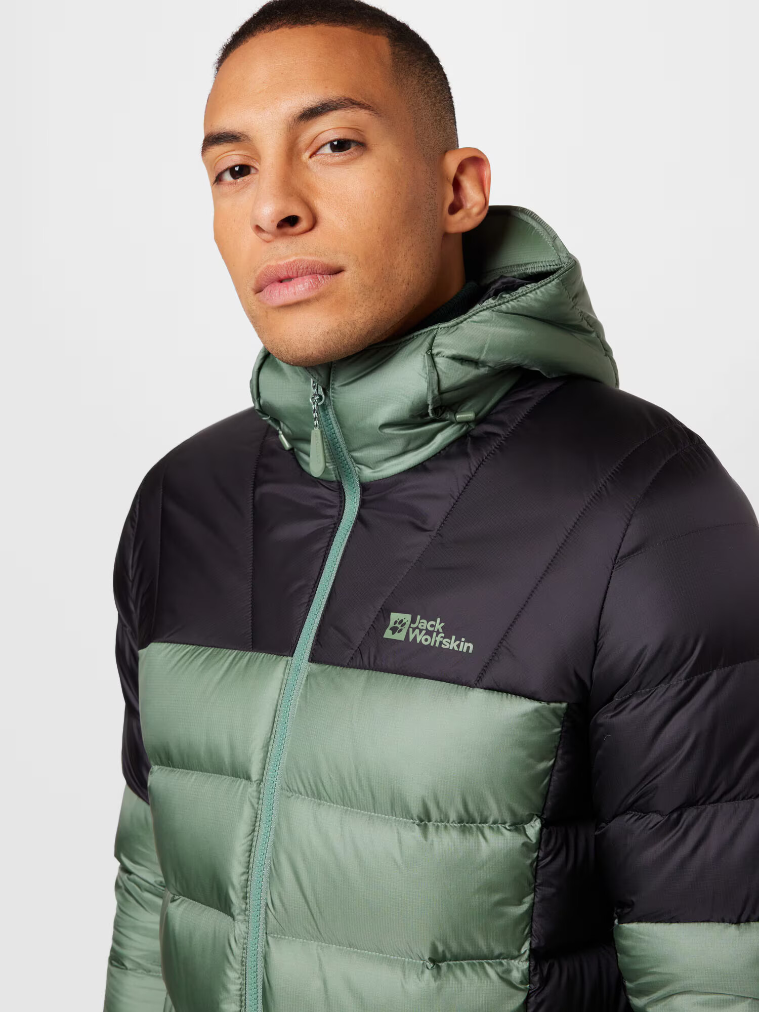 JACK WOLFSKIN Geacă outdoor 'NEBELHORN' verde închis / negru - Pled.ro